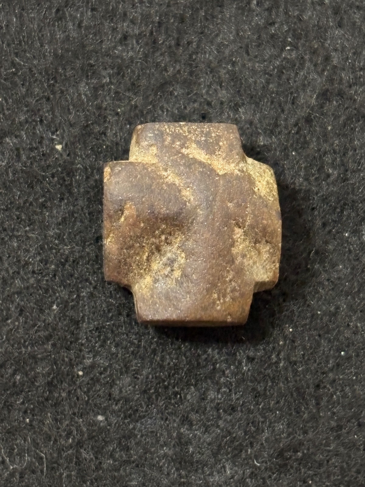 Staurolite Crystal Fairy Cross Maltese Cross Fannin County Georgia 3/4 Inch