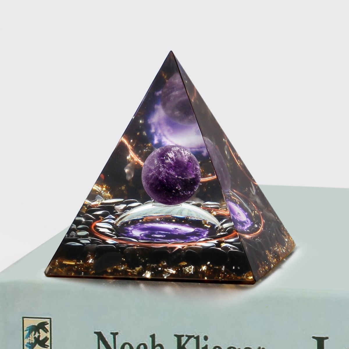Orgone Pyramid Energy Generator Healing Meditation Orgonite Crystal Chakra Reiki