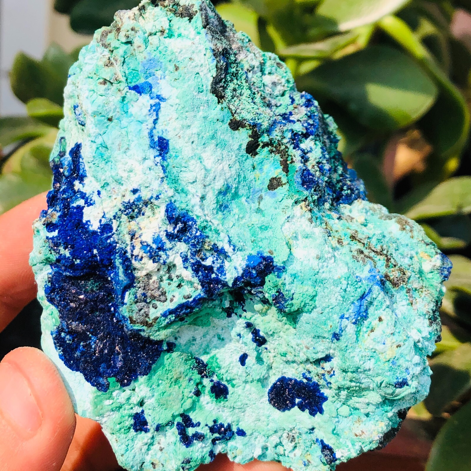 300g BEST NATURAL Azurite/Malachite crystal minerals specimens