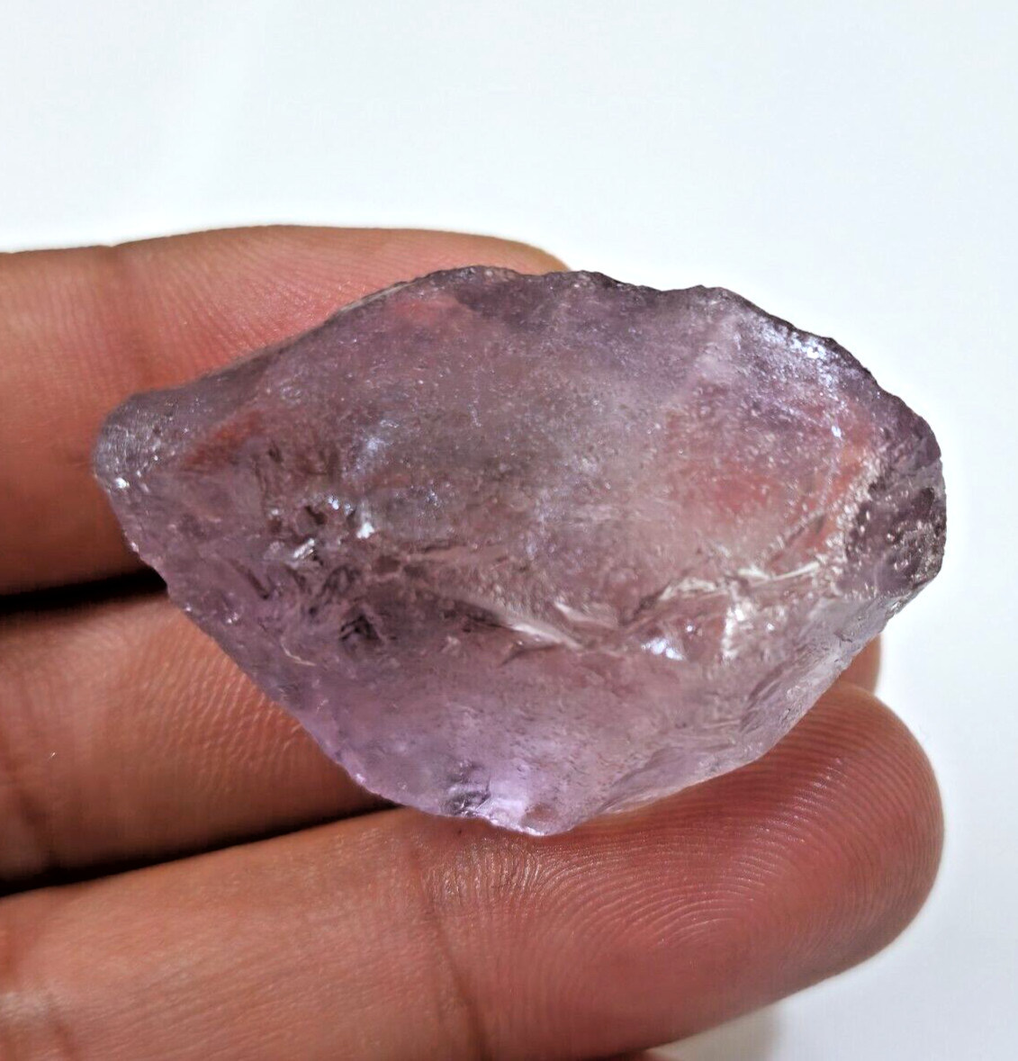 Magnificent Raw 115 Crt Pink Amethyst Unique Loose Gemstone For Making Jewelry