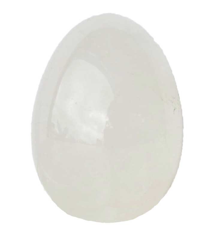 Quartz Gemstone Egg ~2″ Crystal Growth Purity Protection (Each Varies Naturally)