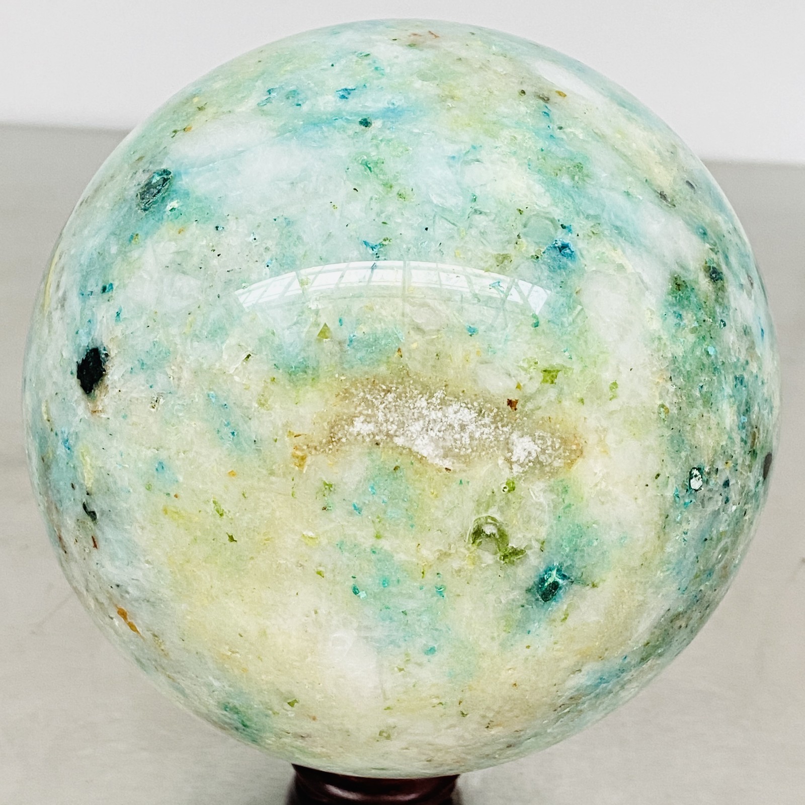 Natural phoenix stone crystal ball healing stone 2660g