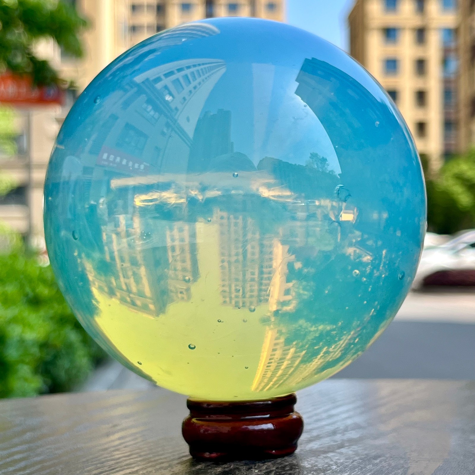 Natural Opal Sphere Polished Gemstone Ball Feng Shui Healing Crystal 3.3 lb