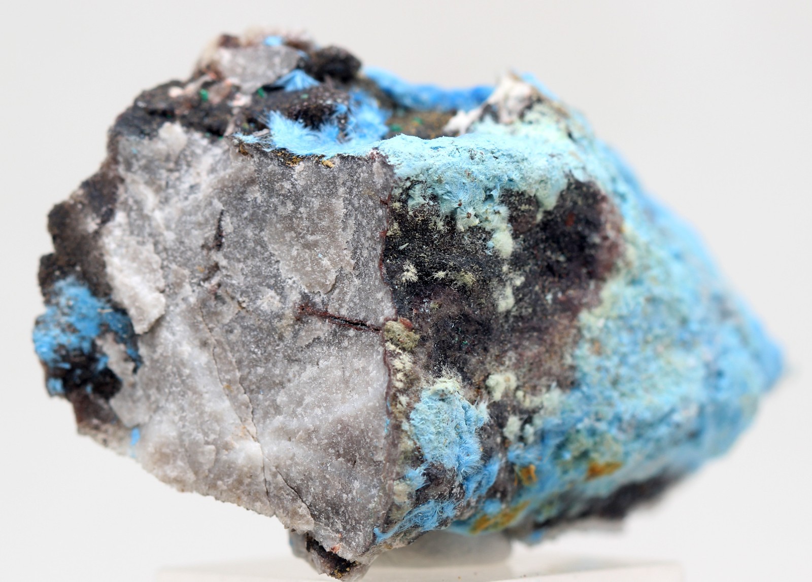 CYANOTRICHITE Crystal Spray Cluster Mineral Specimen GUIZHOU CHINA