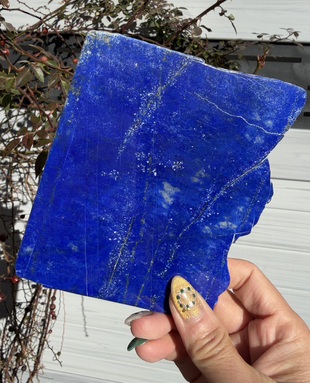 Wholesale Lot 2 Lbs Natural Lapis Lazuli Polished Slab Crystal