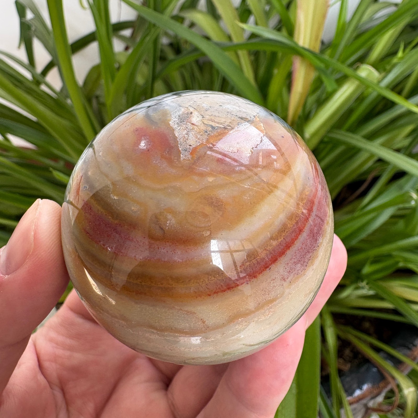 Natural Amazonite Sphere 2.3″ 0.6 lb Crystal Ball Healing