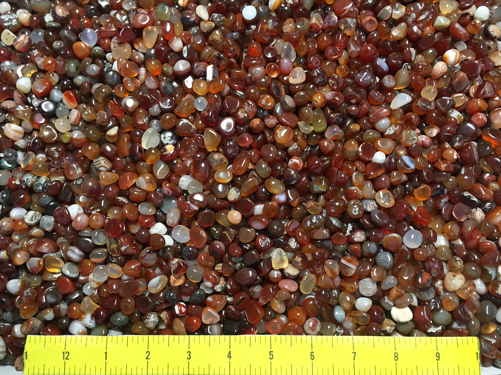 AGATE Natural polished stones size 1/4″ to 3/4″ 1/2 lb