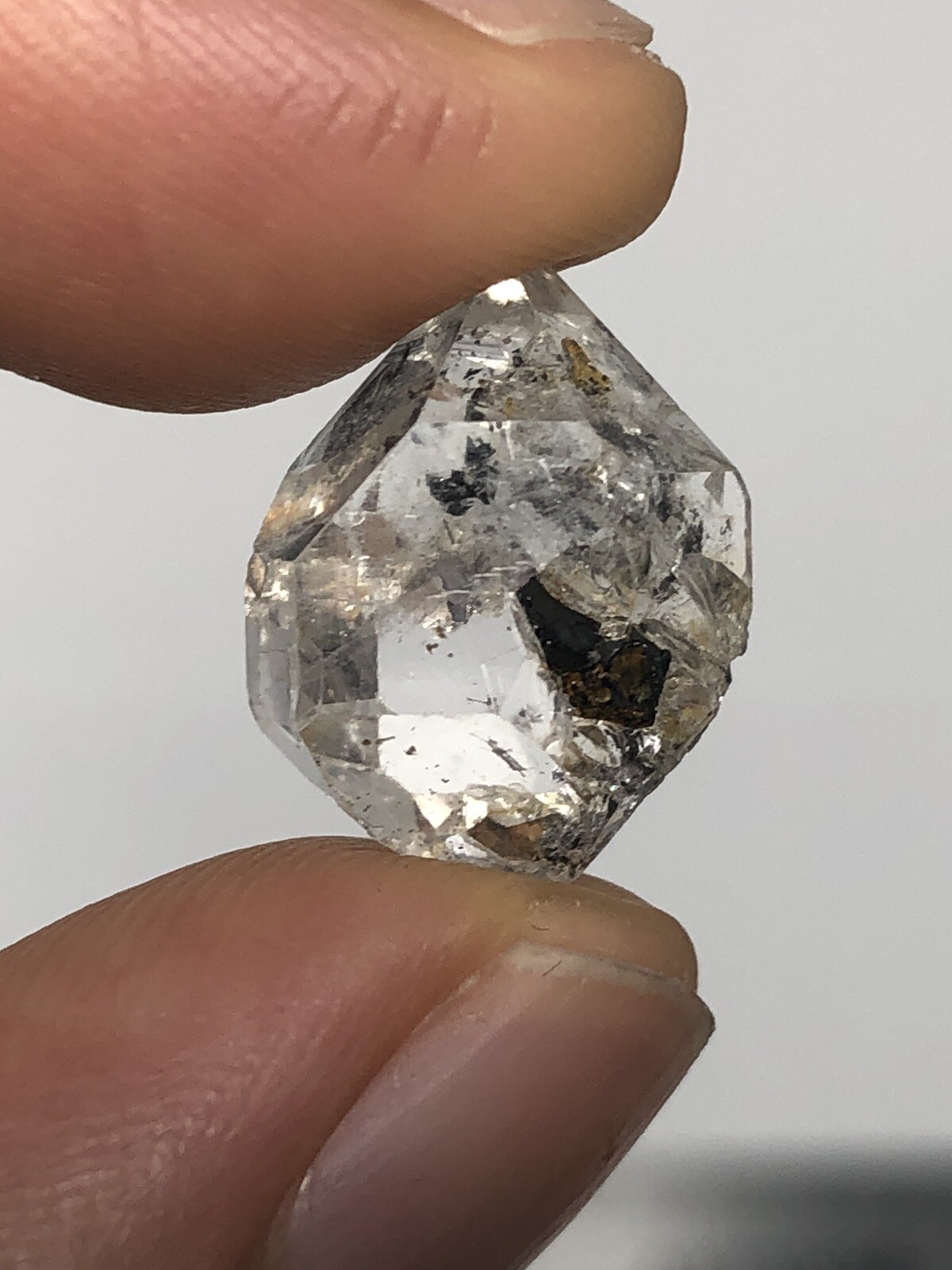 4 Piece Set Collection Herkimer Diamond Quartz 5.8g raw & Water Washed Only C1
