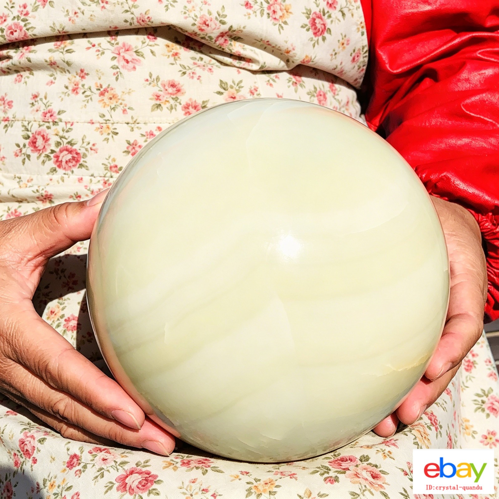 5860g Natural Afghan Jade Crystal Sphere Polished Sphere Meditatio MH3291
