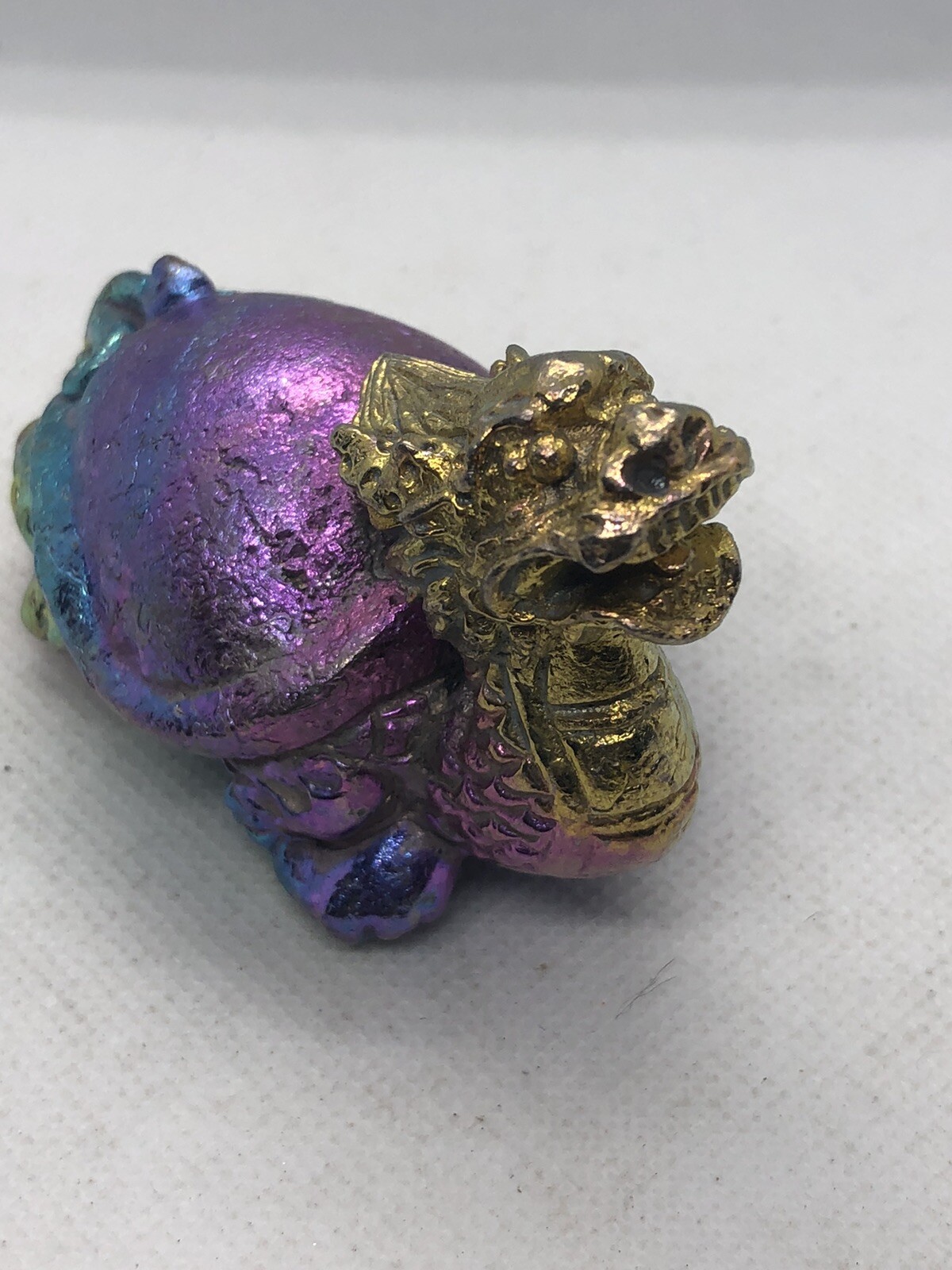 Bismuth Crystal Chinese Dragon Turtle