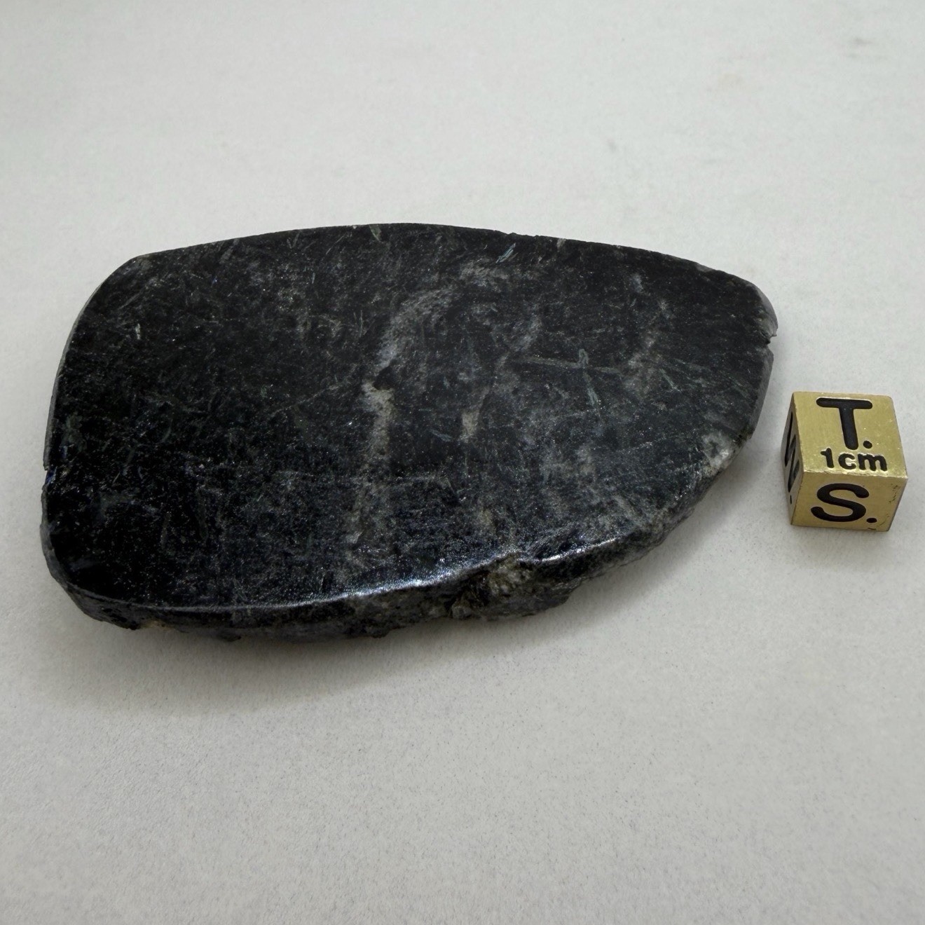 Nuummite Crystal Finland, Genuine Sorcerer’s Stone, Iridescent Stone, 70.92g