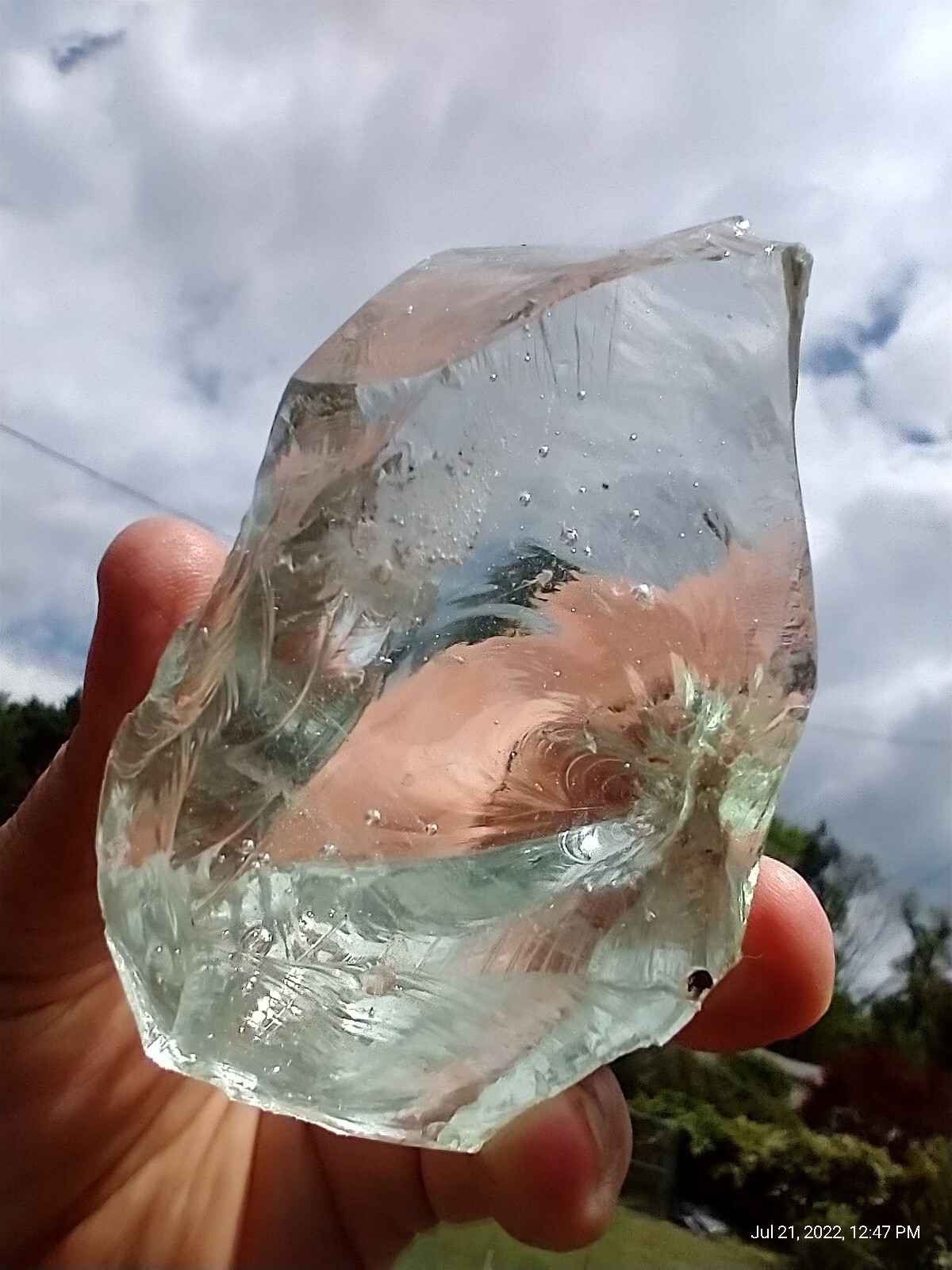 Sacred Land Andara Crystal Spiritual wellness King of Solomon 219 Grams