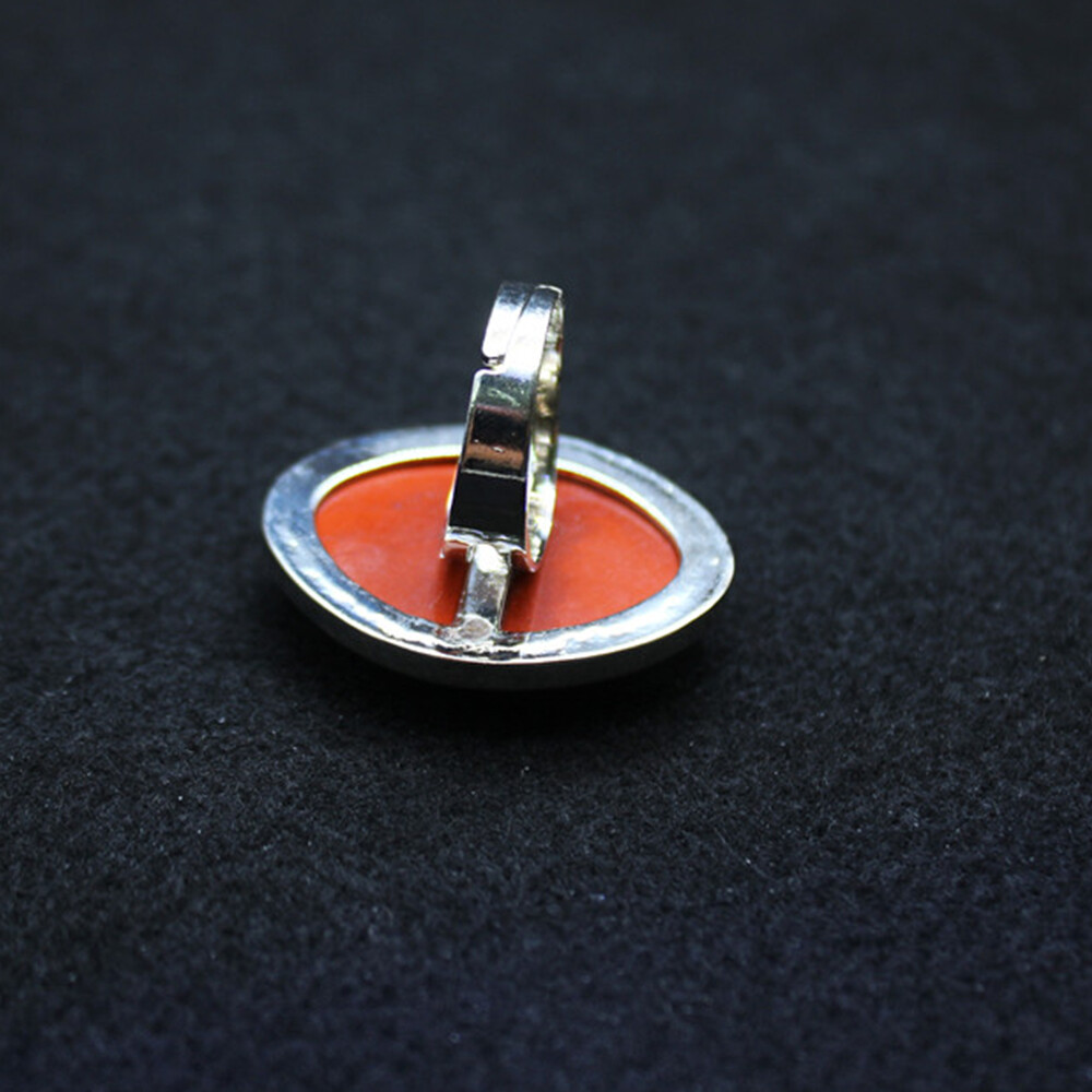 Natural Chakra Crystal Oval Irregular Ring Quartz Opening Jewelry Healing Reiki