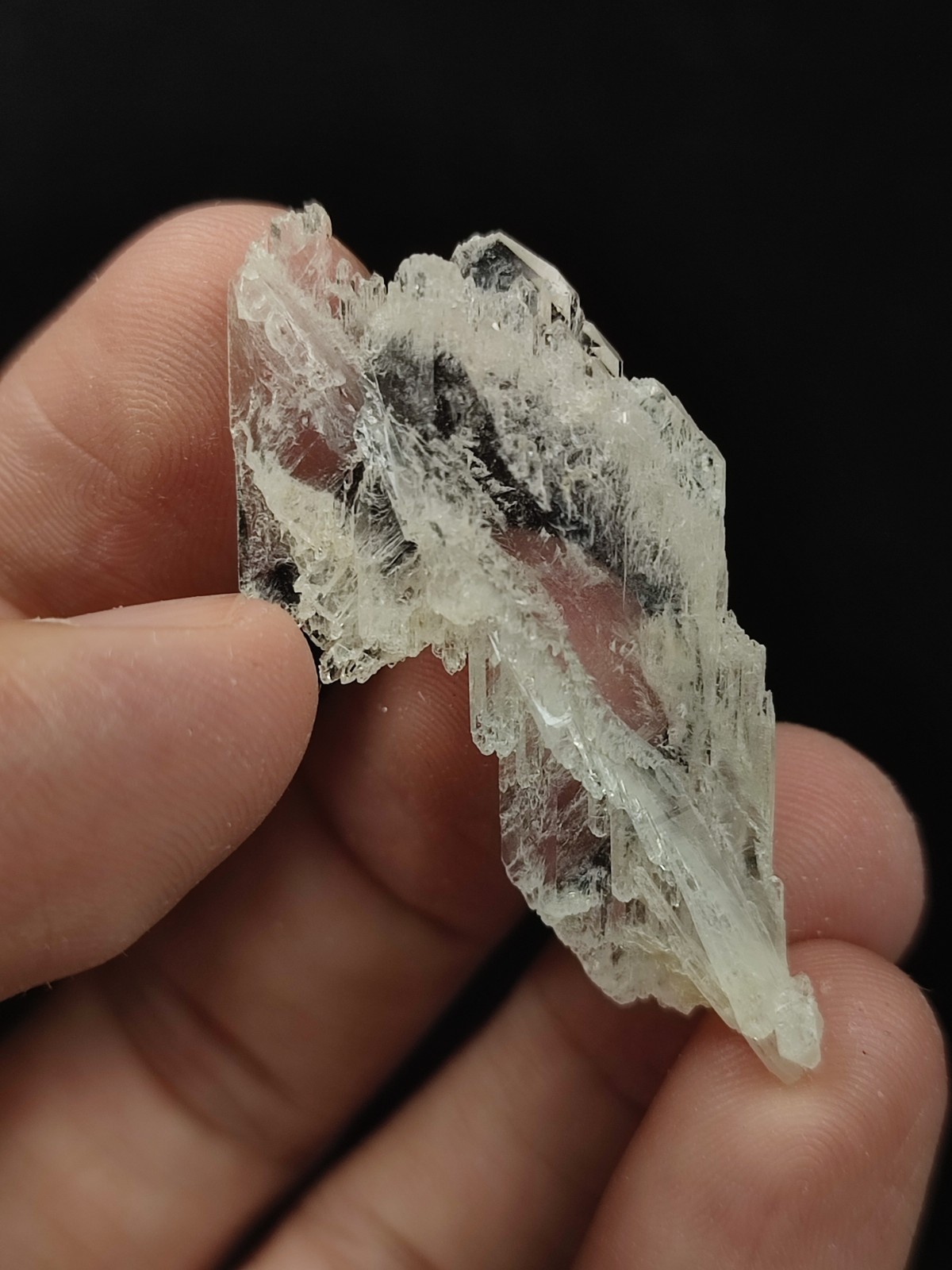 Faden Quartz Crystal With Good Luster & Nice Growth-Pak.