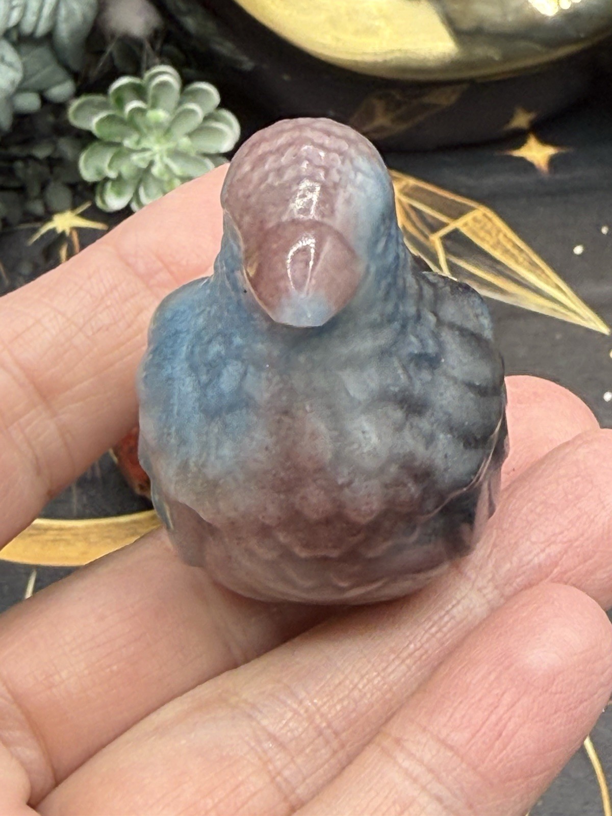 Natural Lapis Lazuli Trolleite Red Jasper carved Birds You choose Free shipping