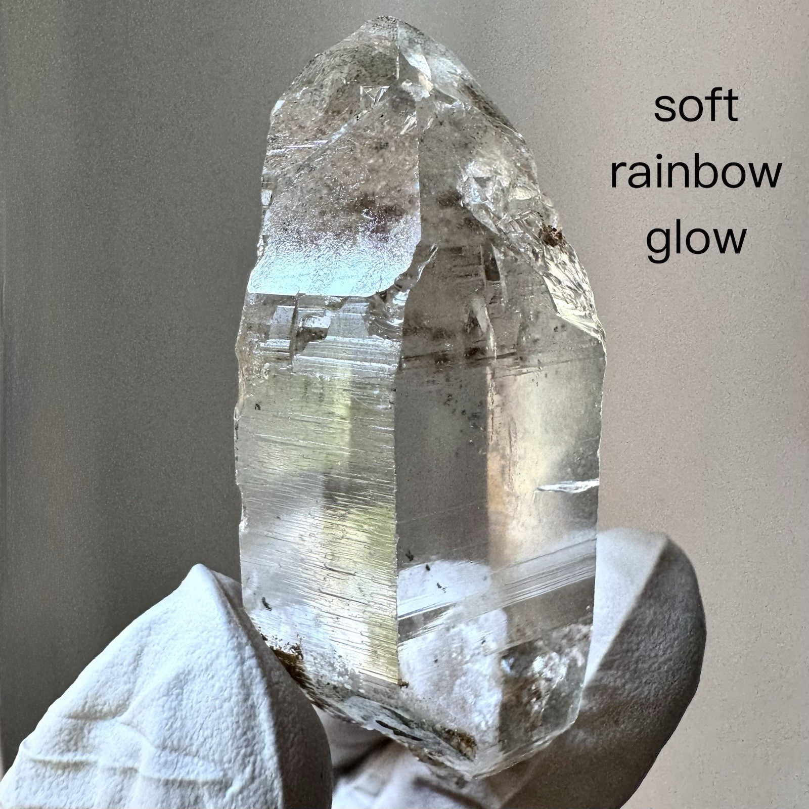 “Emerald Mist” Hashupi Himalayan Quartz Double Terminated Green Phantom Crystal