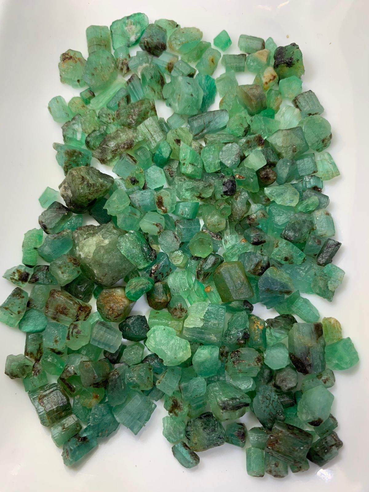250Ct Beautiful Natural color Emerald Rough from Afghanistan