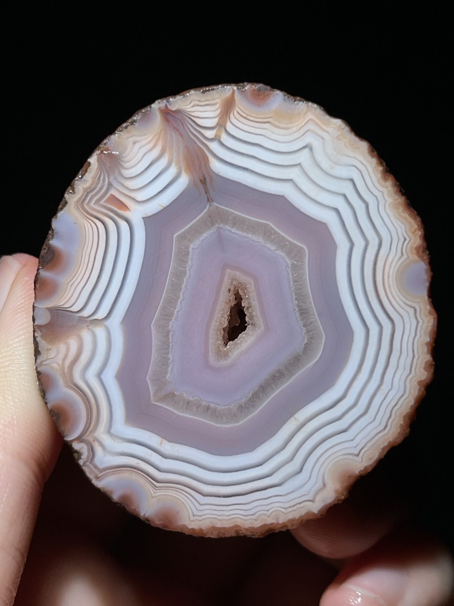 1pair pink China Natural Warring State Red Agate Crystal Specimen 157g 103