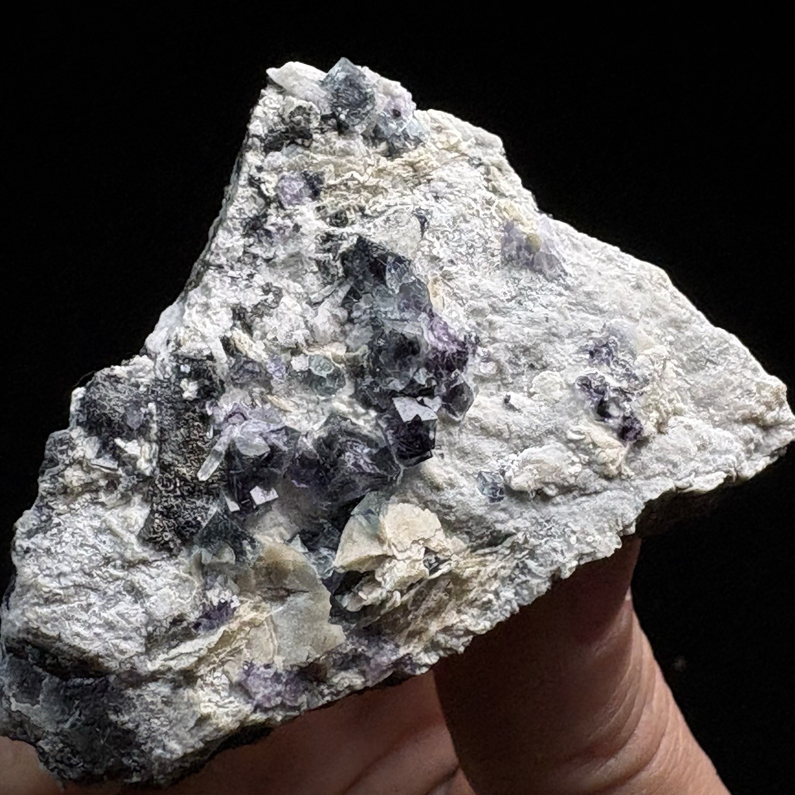 Natural Phantom Fluorite w/ Rutile & Quartz Cluster Raw Specimen Inner Mongolia