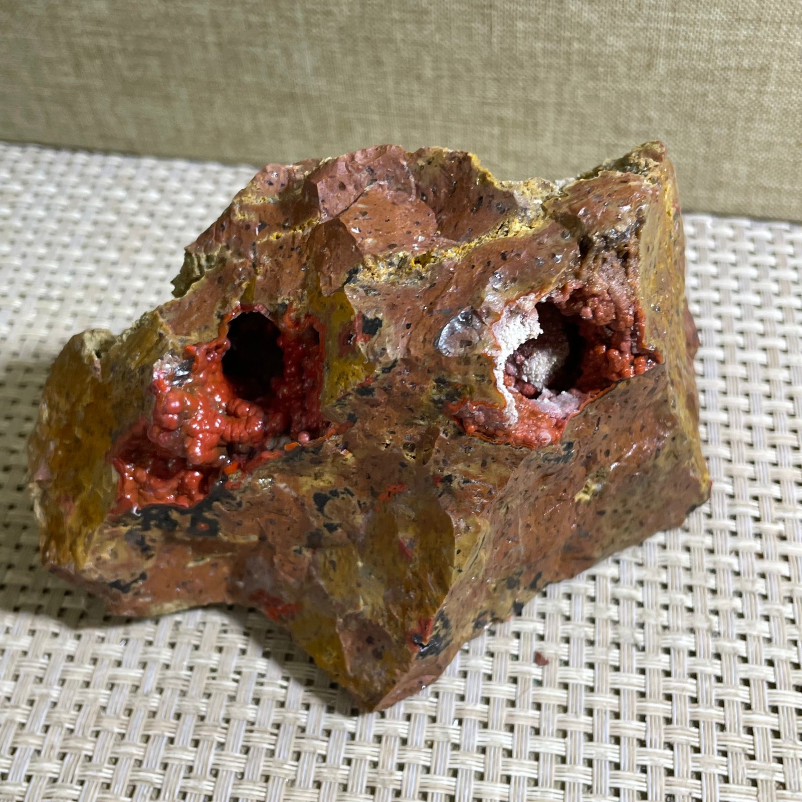 587g Raw Carnelian Stone Rough Red Gemstone Mineral Specimen