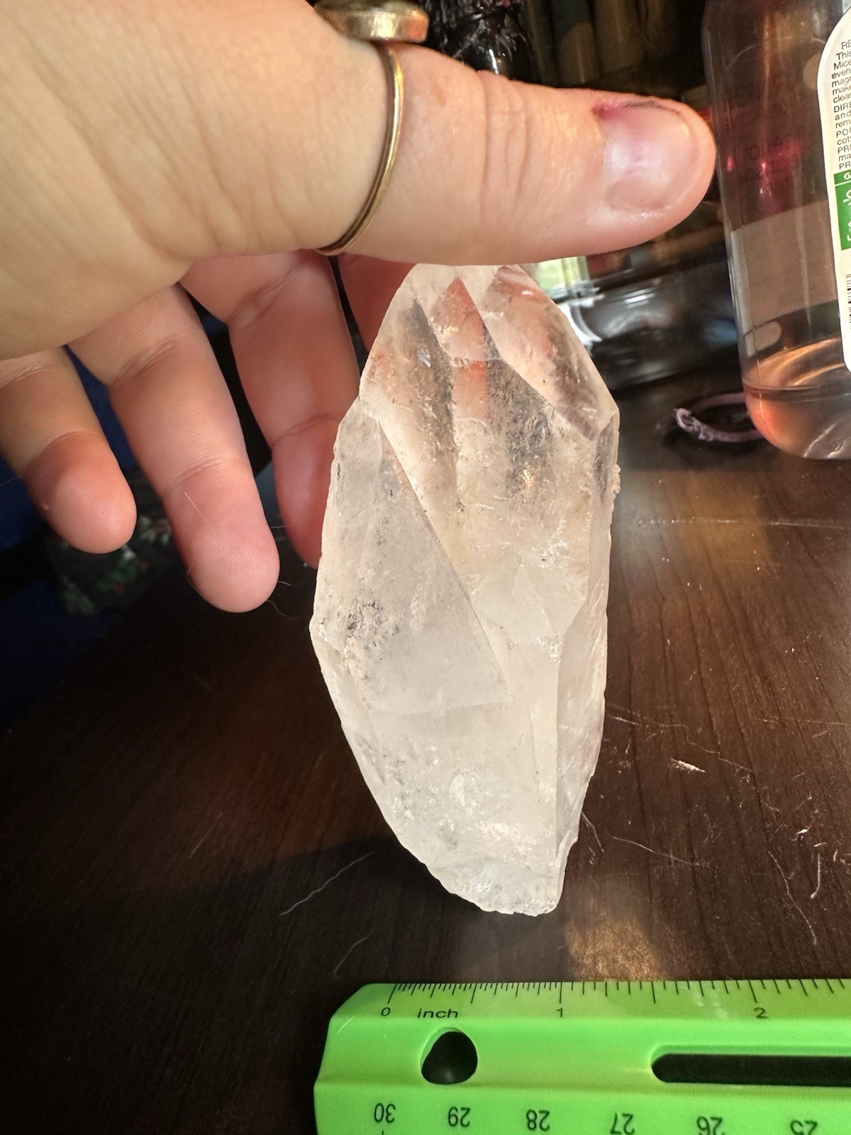 Clear/White Quartz Natural Point Crystal Specimen Rough Mineral