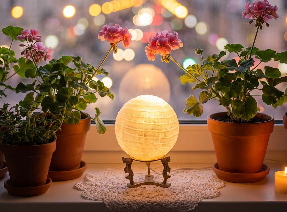 CRYSTAL CLEAR SELENITE LAMP HEALING NATURAL PERFECT GIFT HOME DECOR FROM MOROCCO