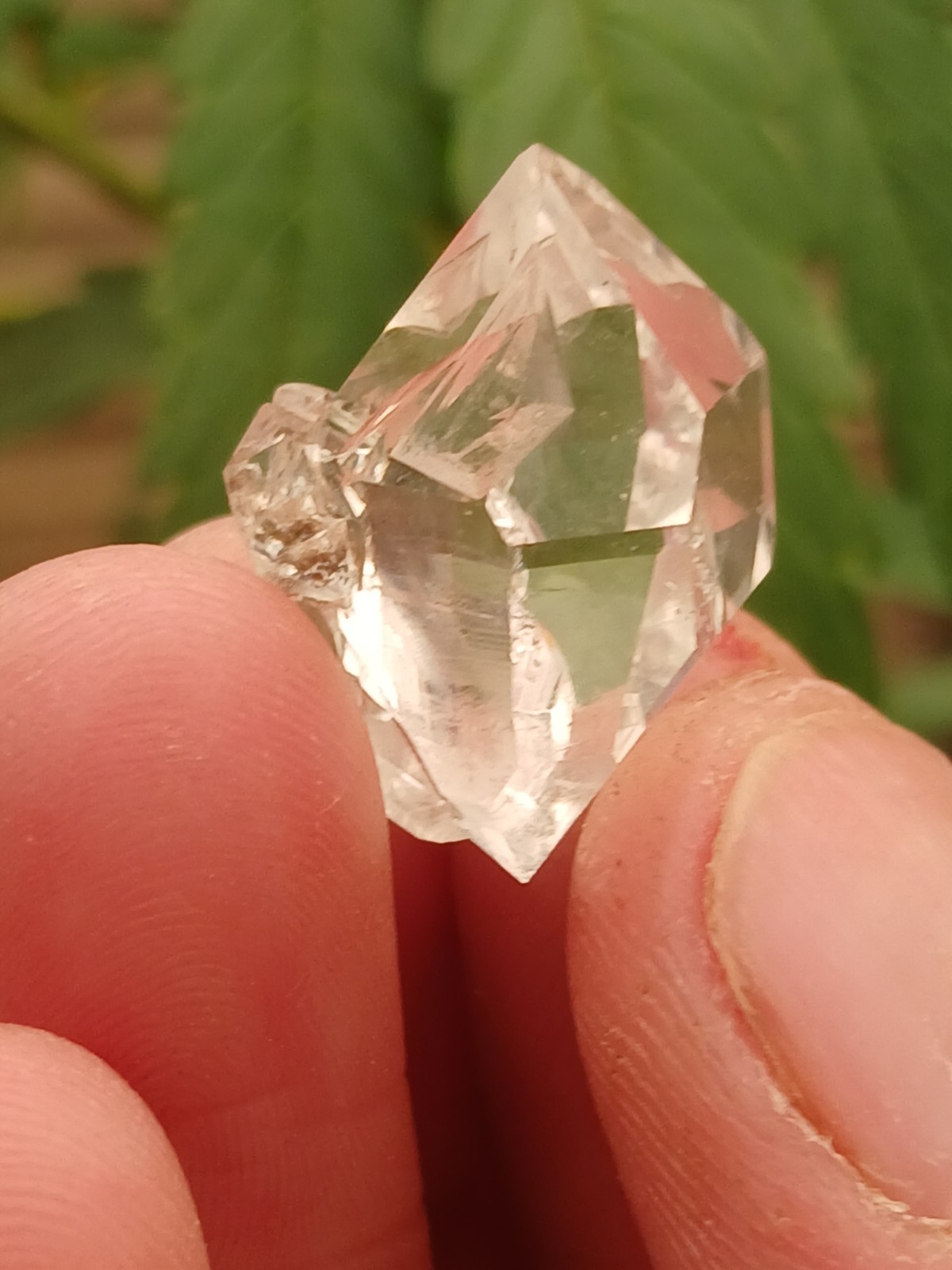 😍 Genuine DT 🌈 Herkimer 💎 6 Crystal Cluster Self Collected In NY ❤️