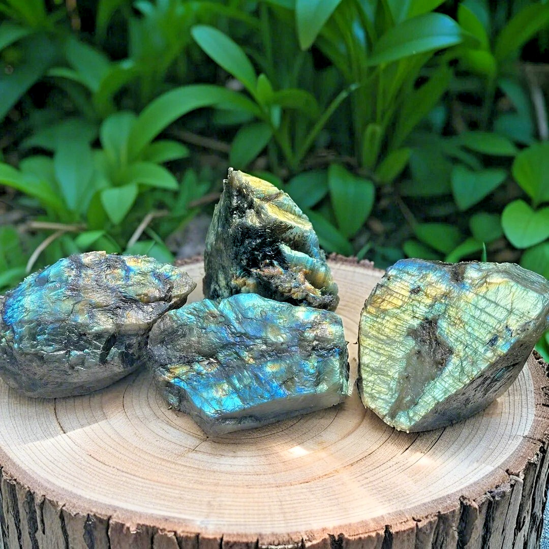 Flash Raw Labradorite Large Rough Mineral Rock Specimen Healing Crystal Gift 1PC