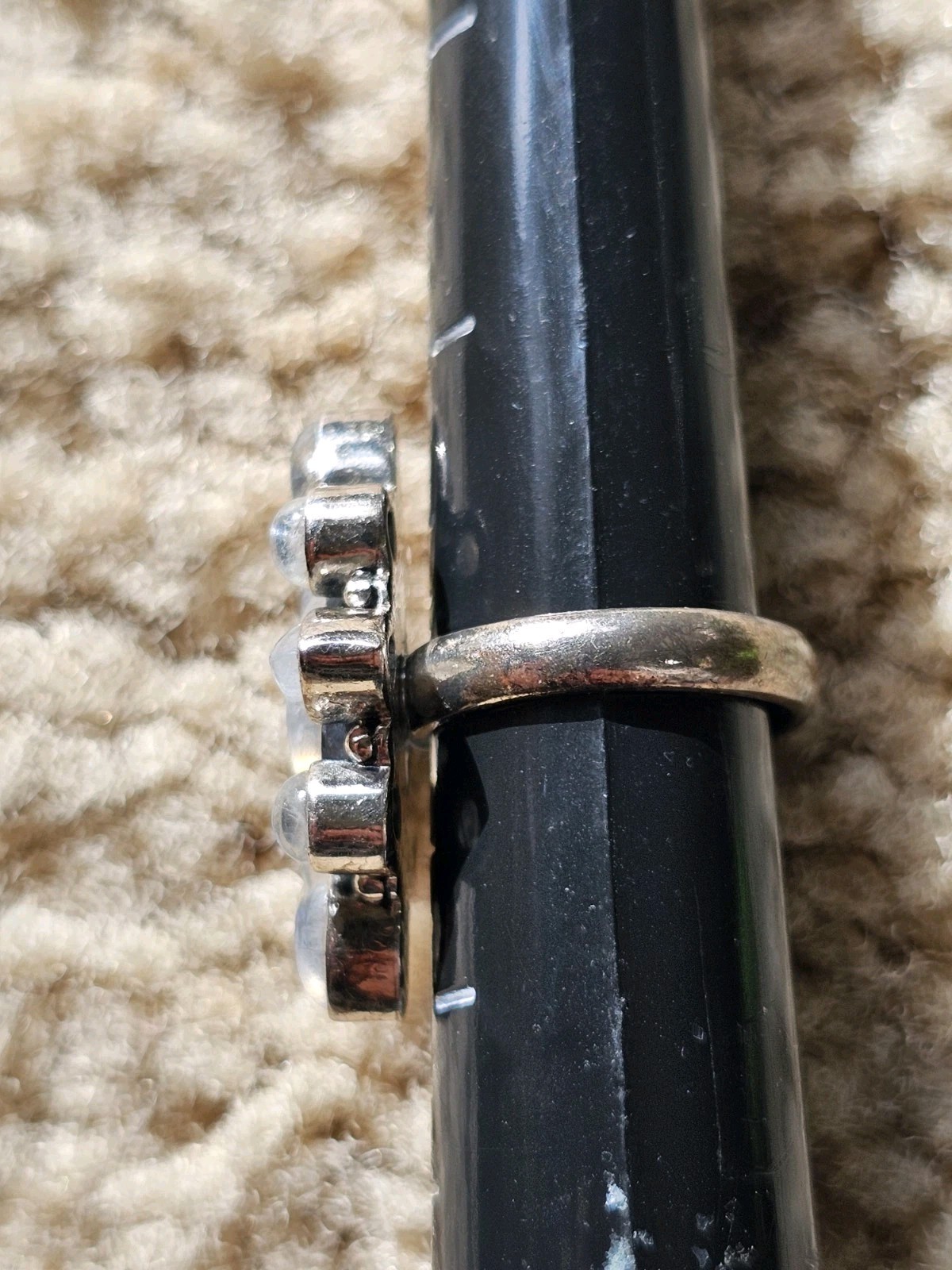 Sterling Silver Moonstone Ring, Size 5, Crystals & Stones, Mineral Specimen