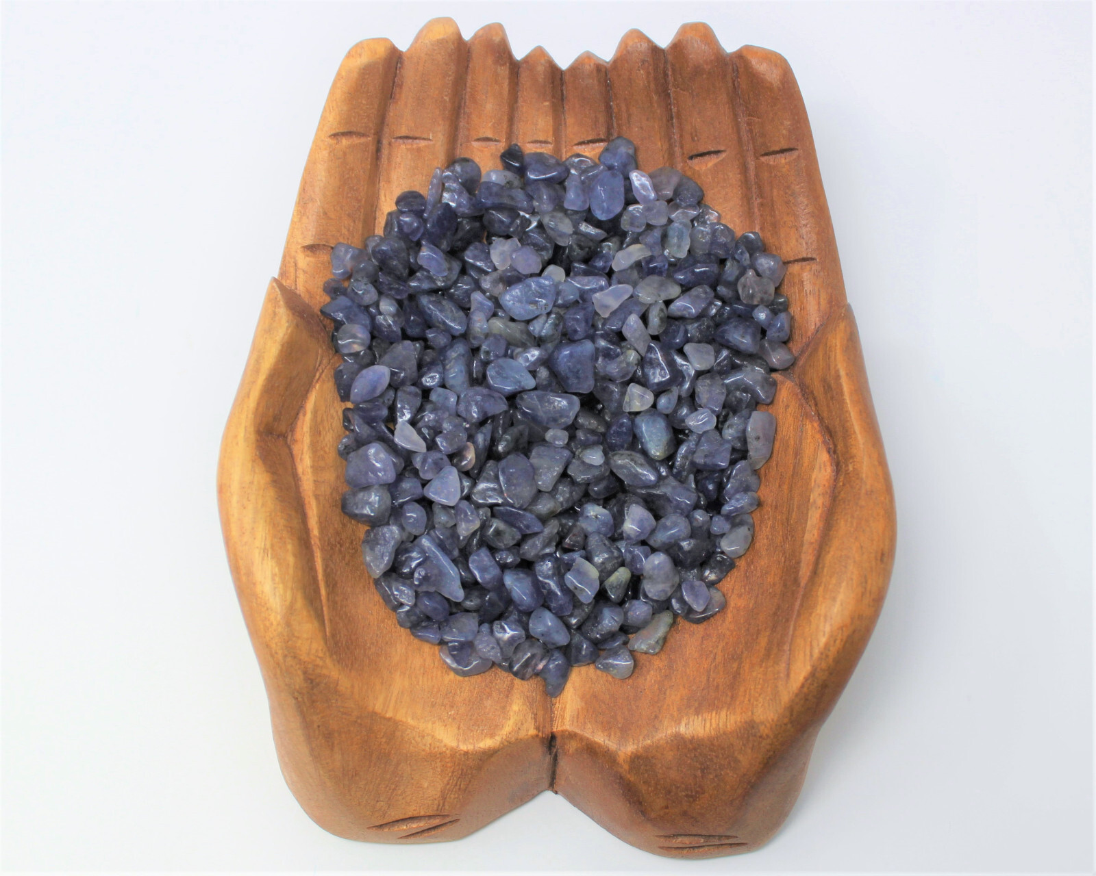 Iolite Semi Tumbled Gemstone Mini Chips 5-15 mm, ‘A’ Grade Wholesale Bulk Lot
