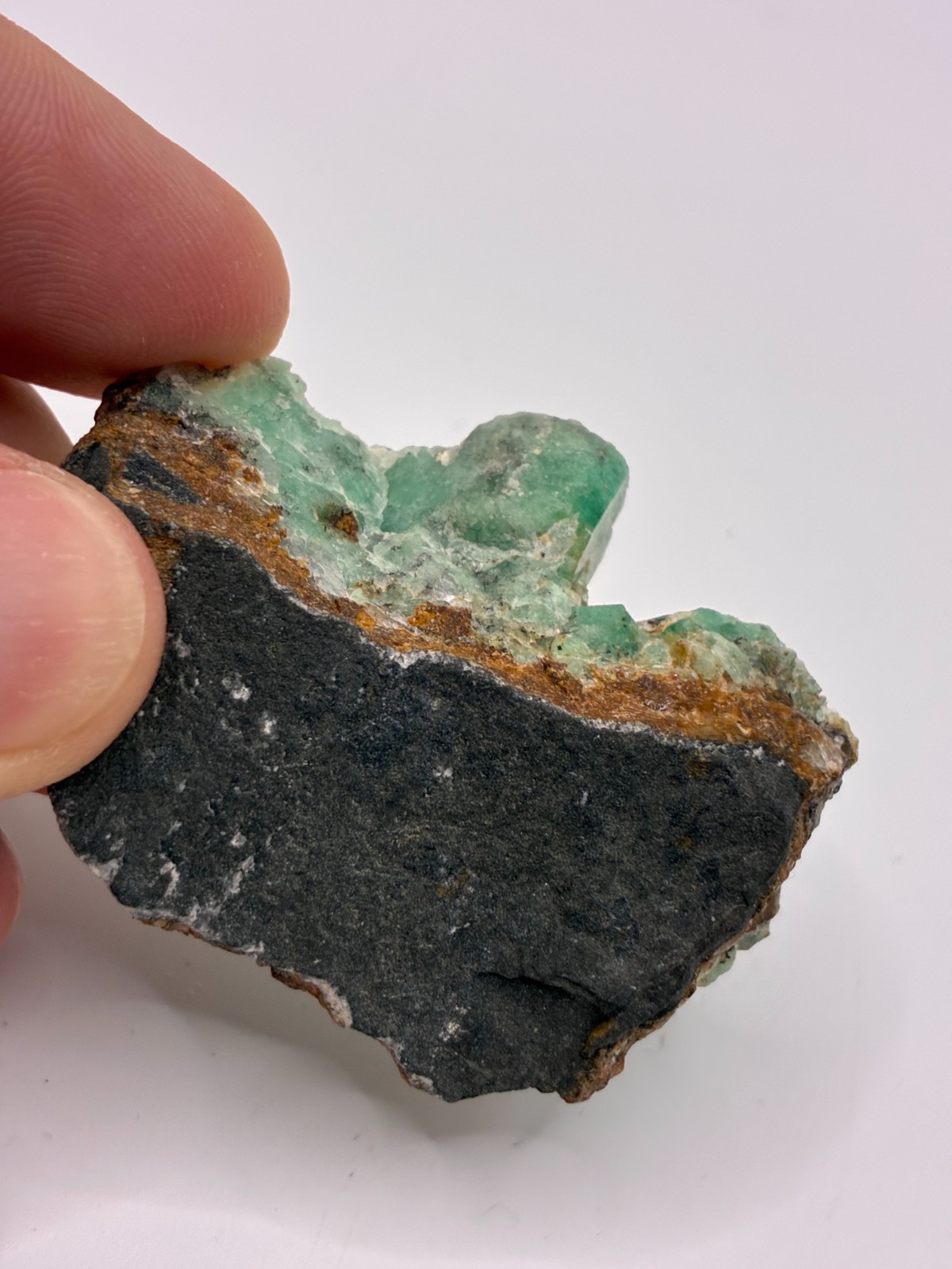 Rough Crystal Colombian Emerald Raw Matrix Collector Piece, Natural Not treament