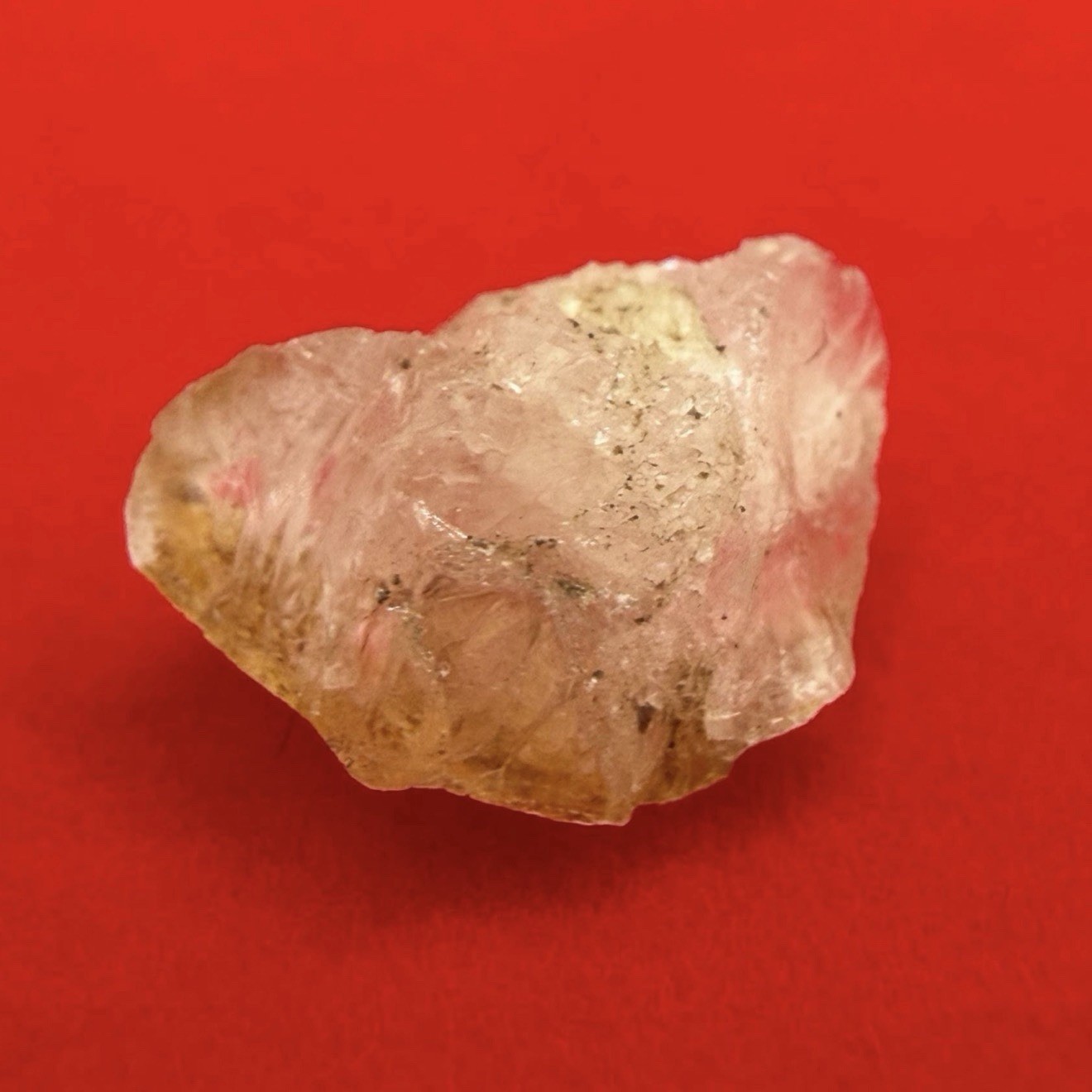 Golden Brazilian Phenacite Crystal: Authentic Phenacite Crystal, 1.05g/5.25ct