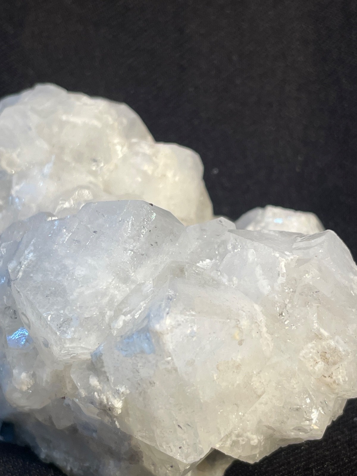 Stunning Apophyllite crystal cube in matrix specimen