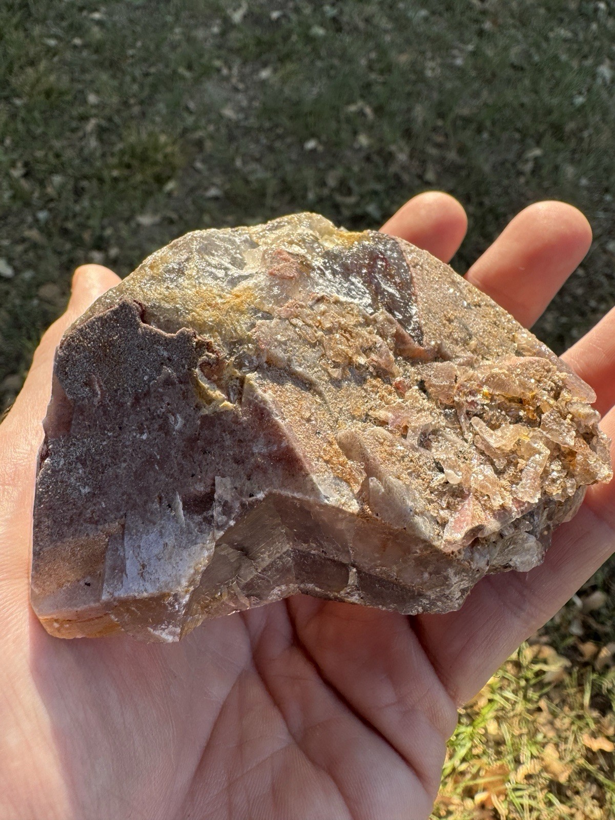 Boreal Amethyst Crystal Auralite23 Natural Phantom Reveal On Polished Face