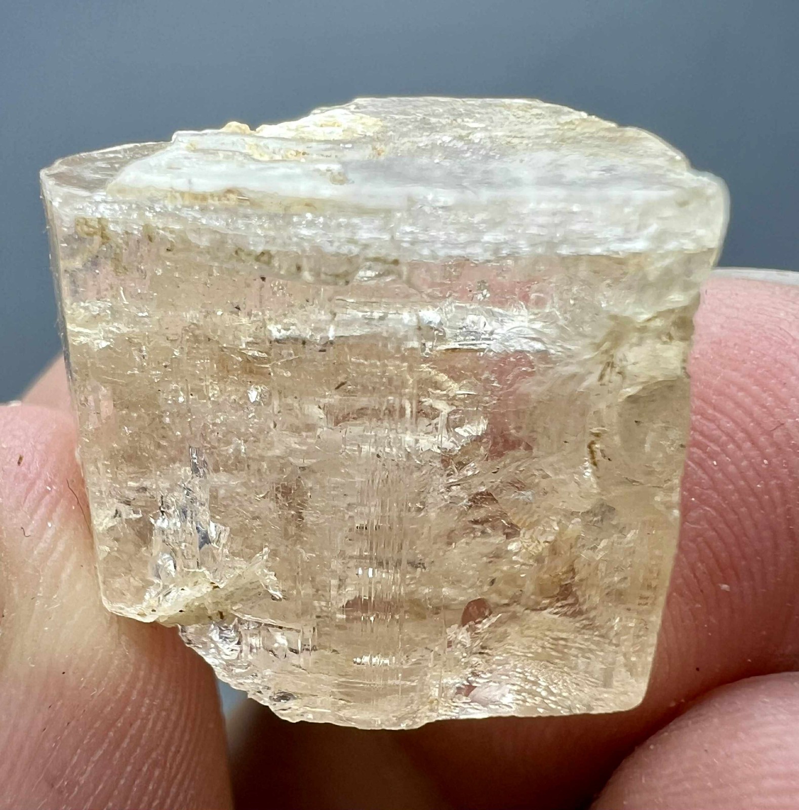 62 Carat Natural !!! Eye Clean Top Honey Color Topaz Huge Crystal @PAK