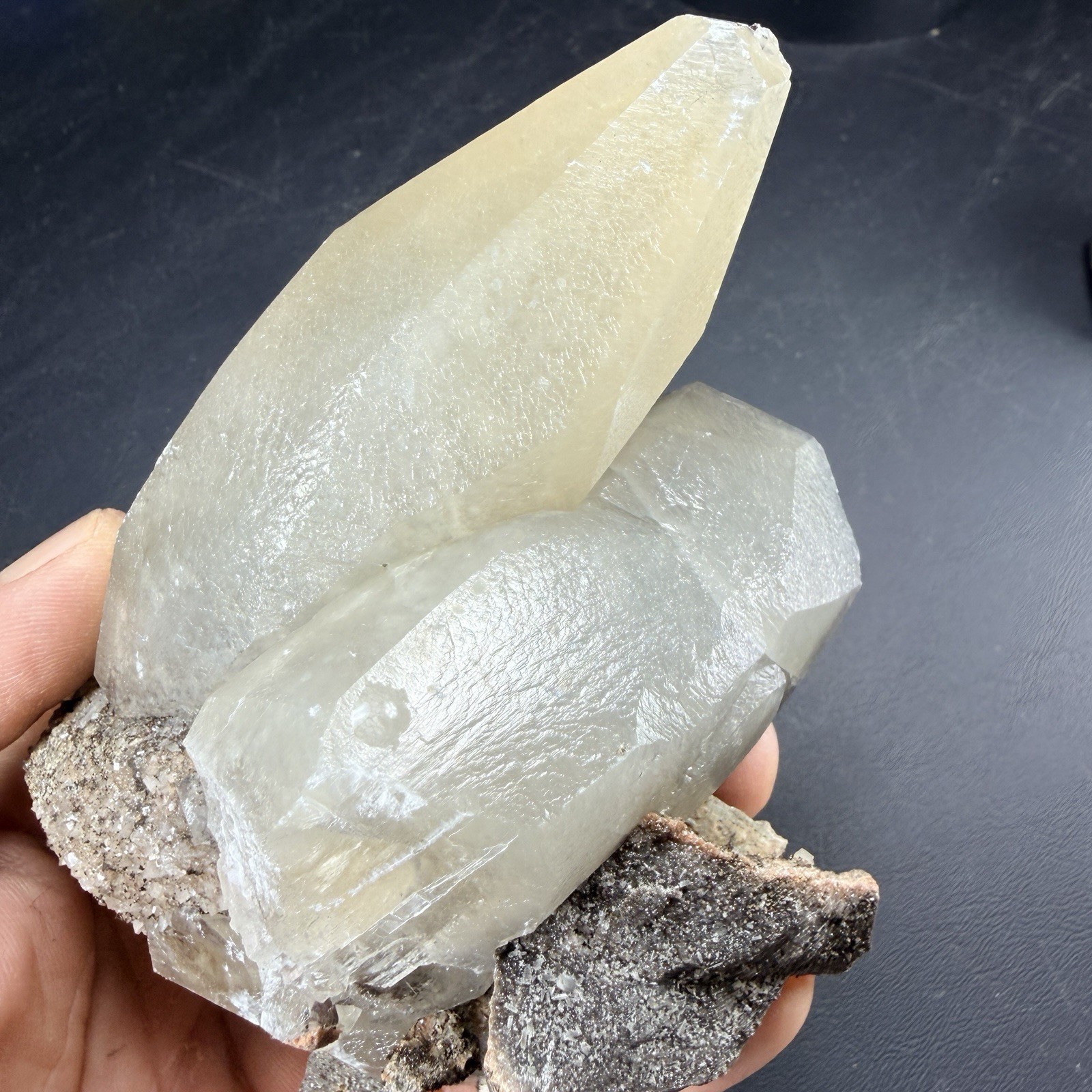 Phantom Calcite Crystal Chalcopyrite Crystal Combo / Sweetwater Mine *Video*