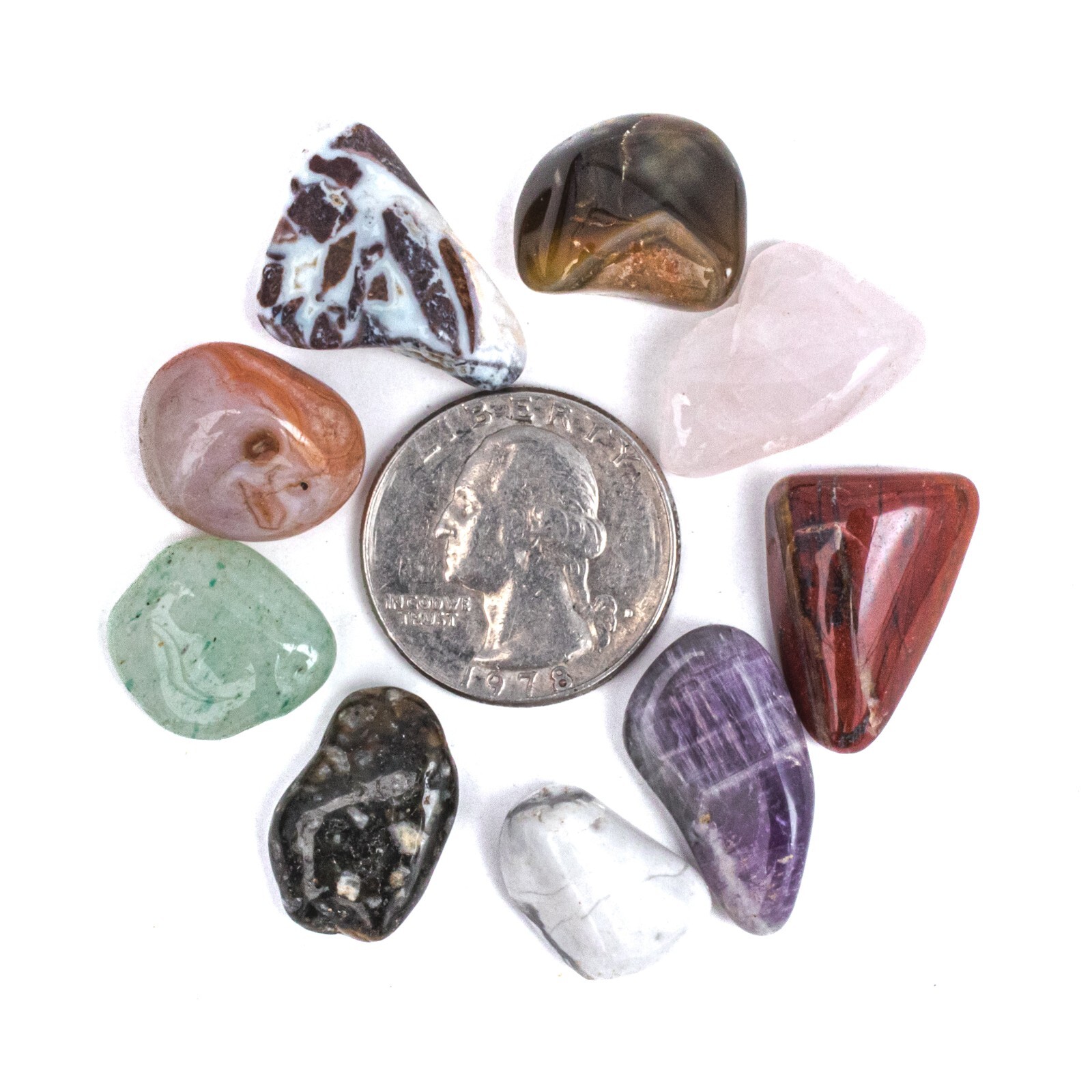 25g Small Tumbled South Africa Assorted Mix Gemstone Crystals Bulk Gems Rocks