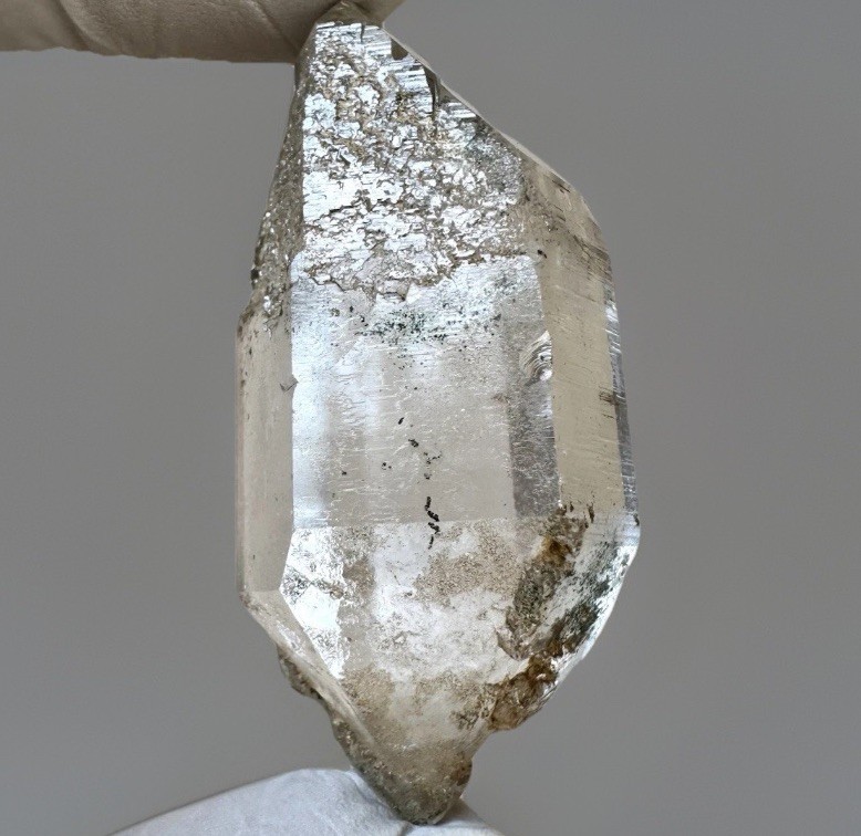 “Emerald Mist” Hashupi Himalayan Quartz Double Terminated Green Phantom Crystal
