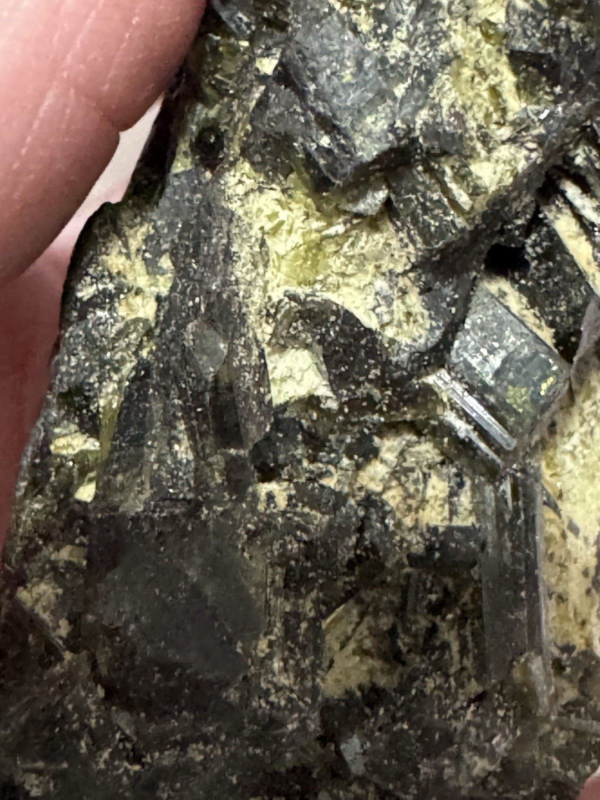 Epidote Crystal Specimen