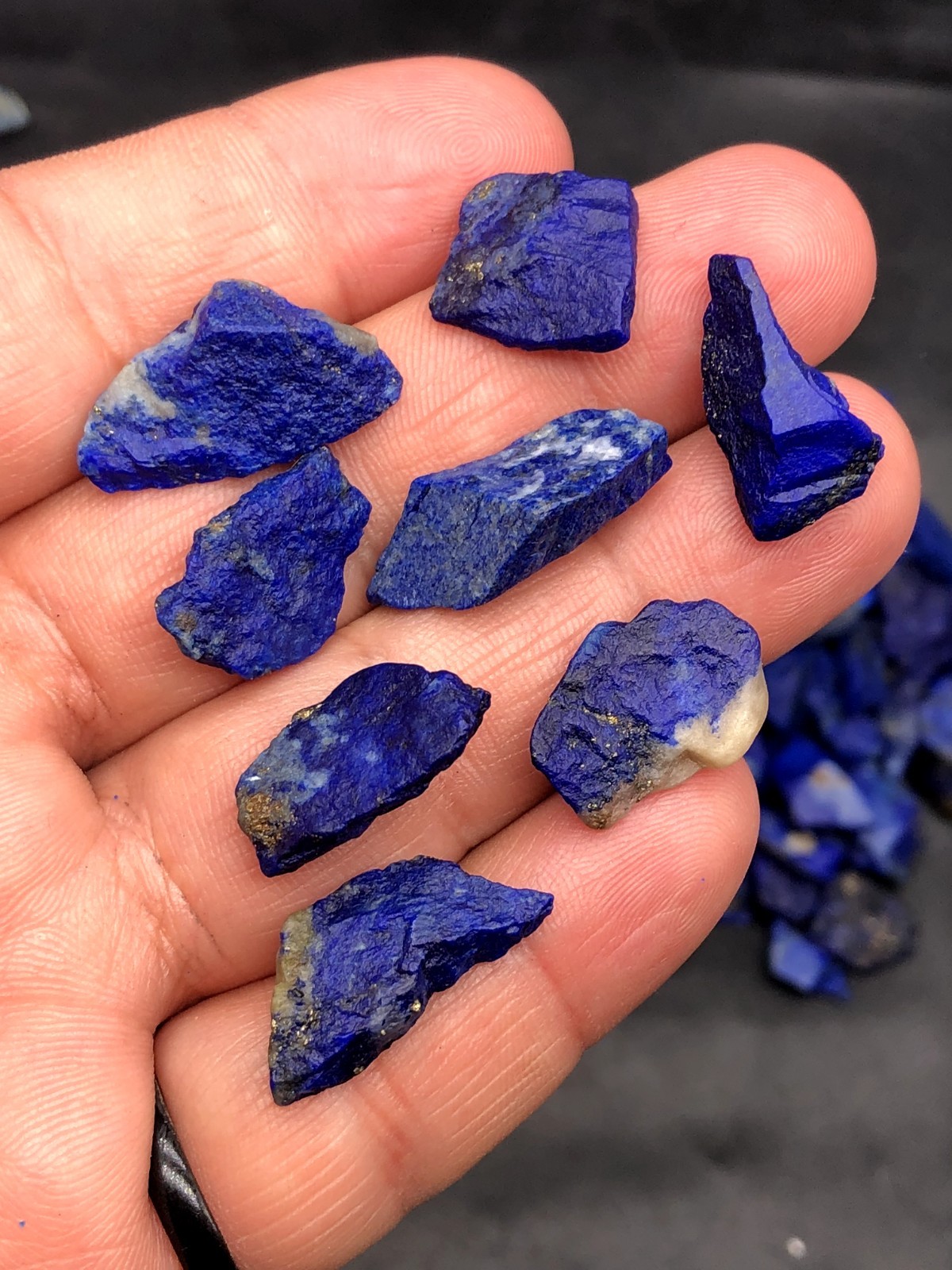 Natural Lapis Lazuli Raw Rough Mine Stone w/Pyrite Chakra Healing 14grams M476.4