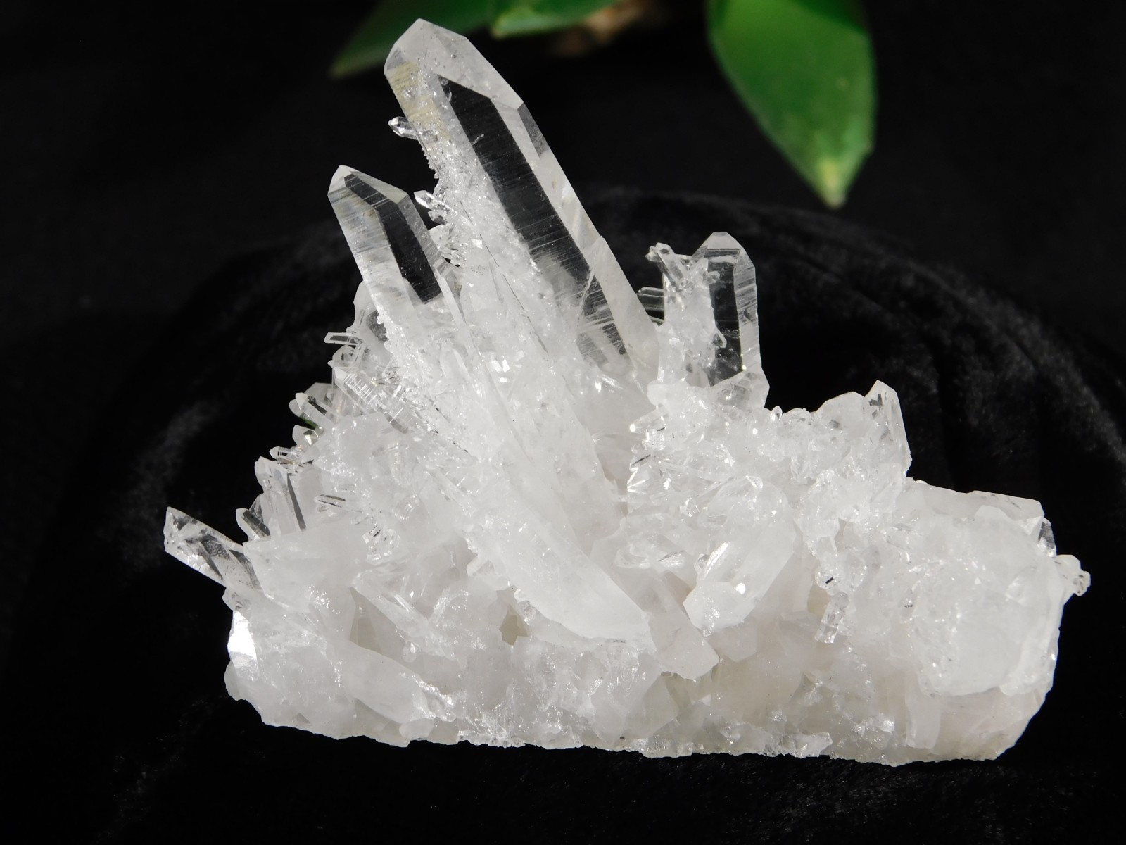 SUPER! TRANSLUCENT Quartz Crystal Cluster Collier Creek ARKANSAS 75.2gr