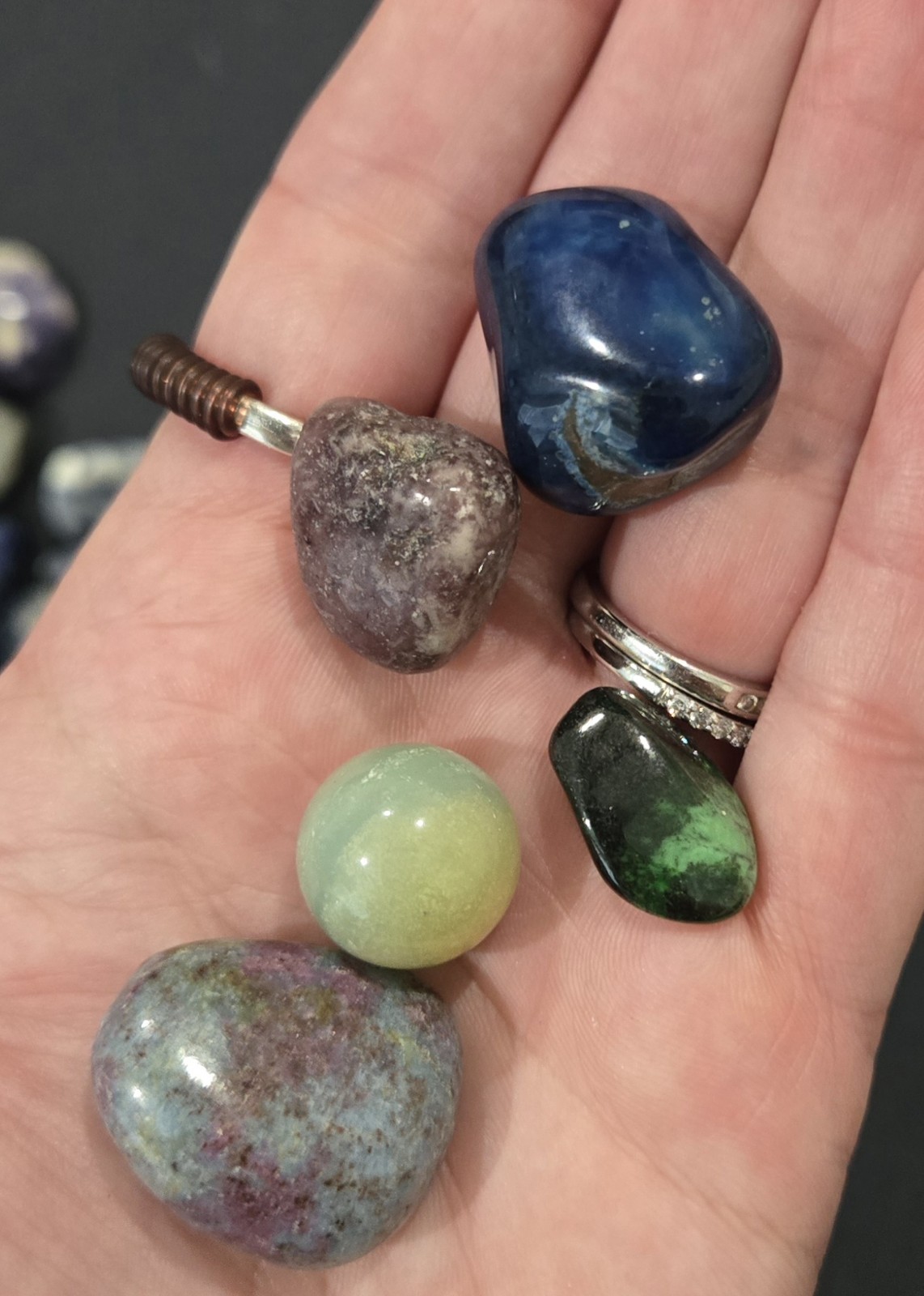 Mixed Tumbled Crystal Stone Lot 34 Pcs Natural Healing Crystals Wholesale Set
