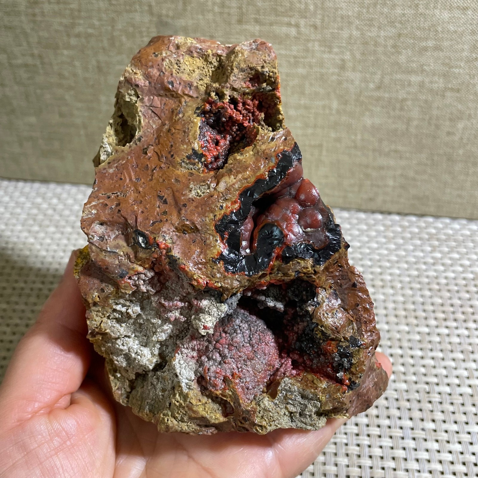 587g Raw Carnelian Stone Rough Red Gemstone Mineral Specimen