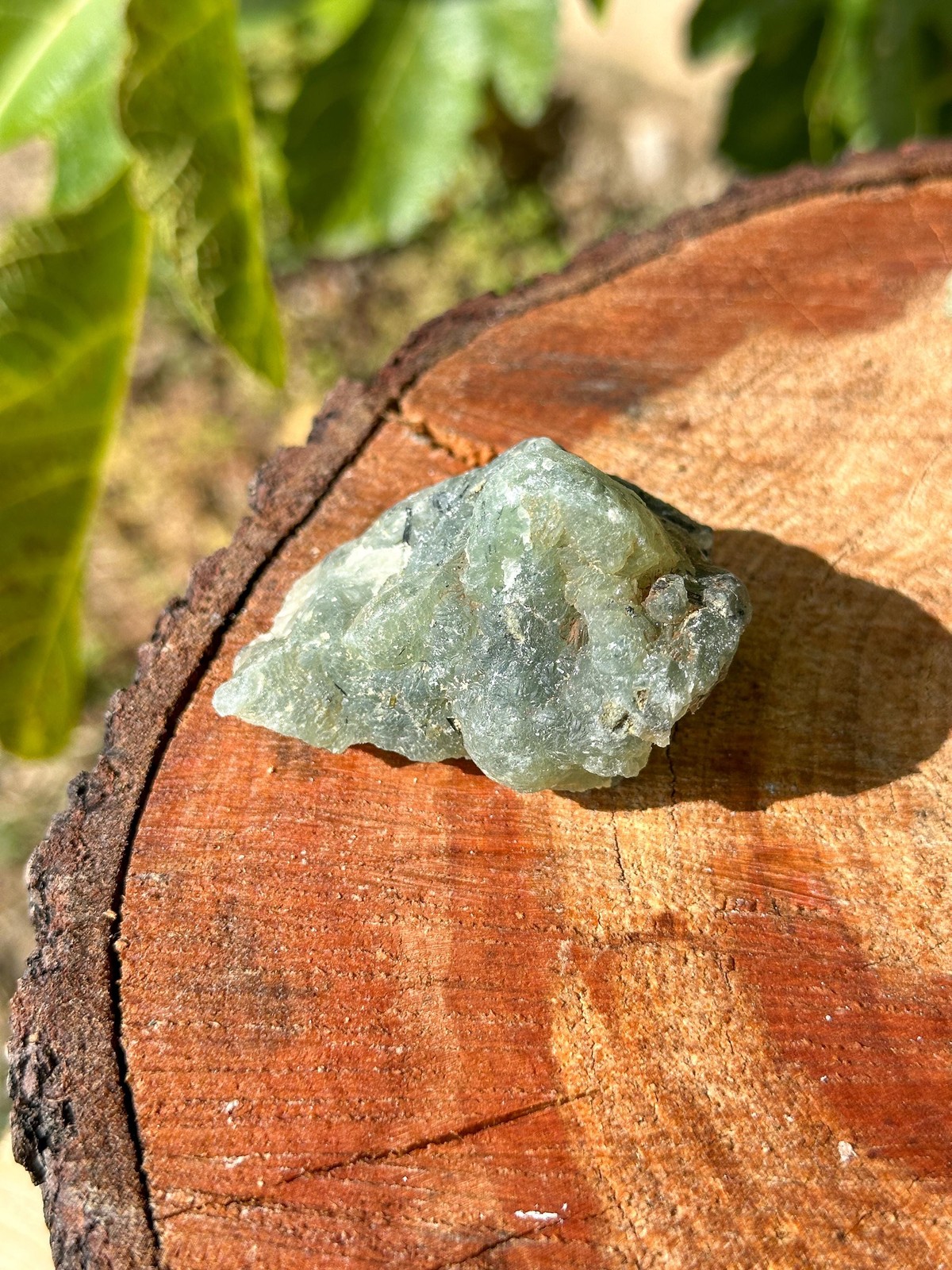Raw Prehnite Stone / Karoo / Chiltonite / Prehnitoid / Edelite