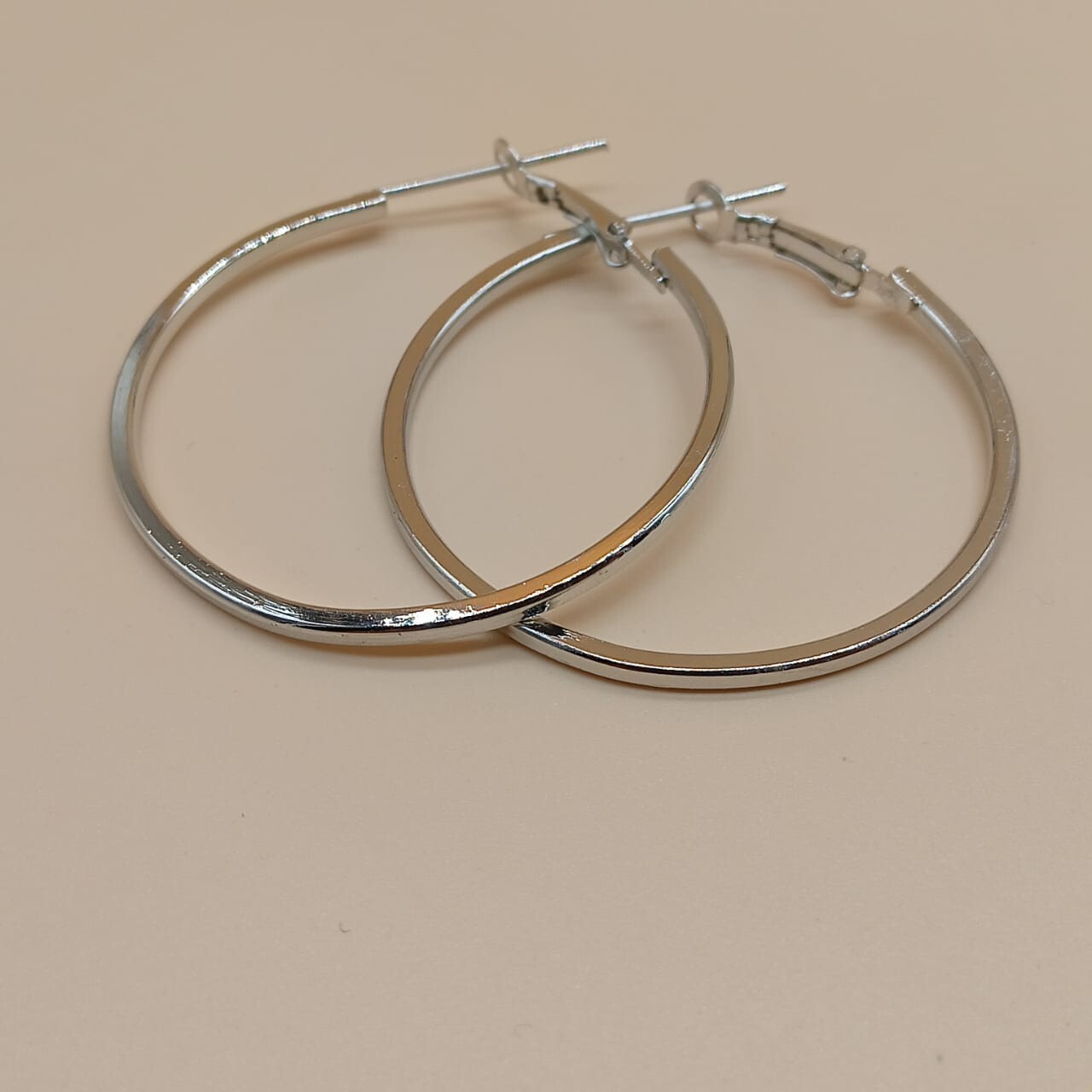 Classic Silver Hoop Earrings