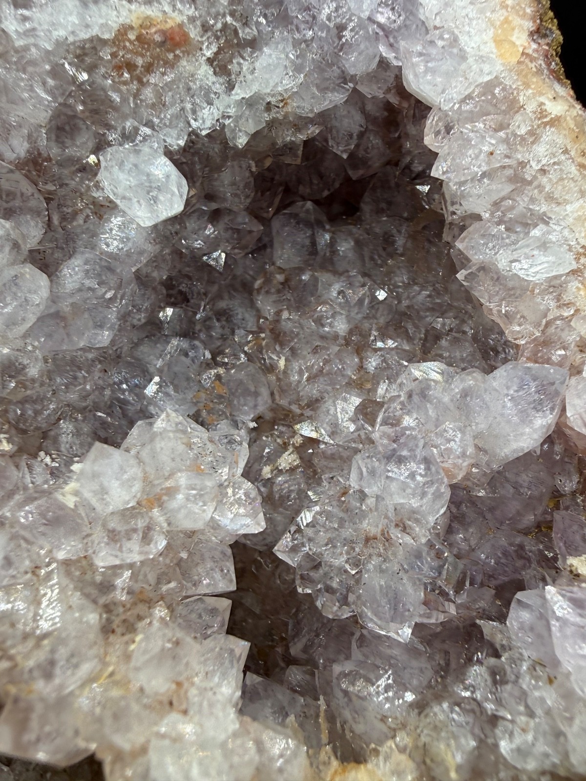 Large Amethyst Quartz Crystal Geode Display Specimen Natural Druzy Cluster