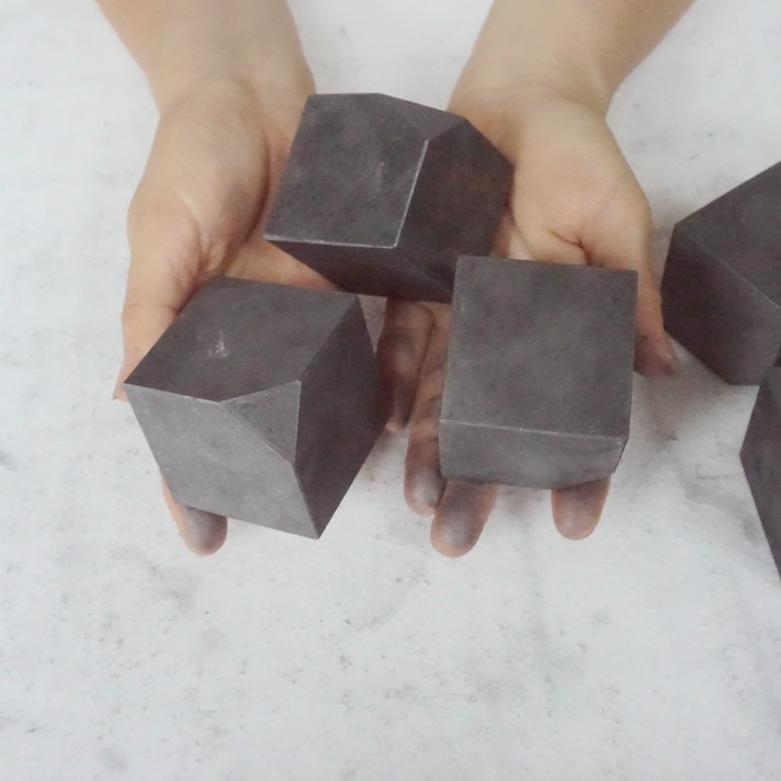 4.5LB 10 Natural Shungite Protect Radiation Crystal Square Heptahedron Healing
