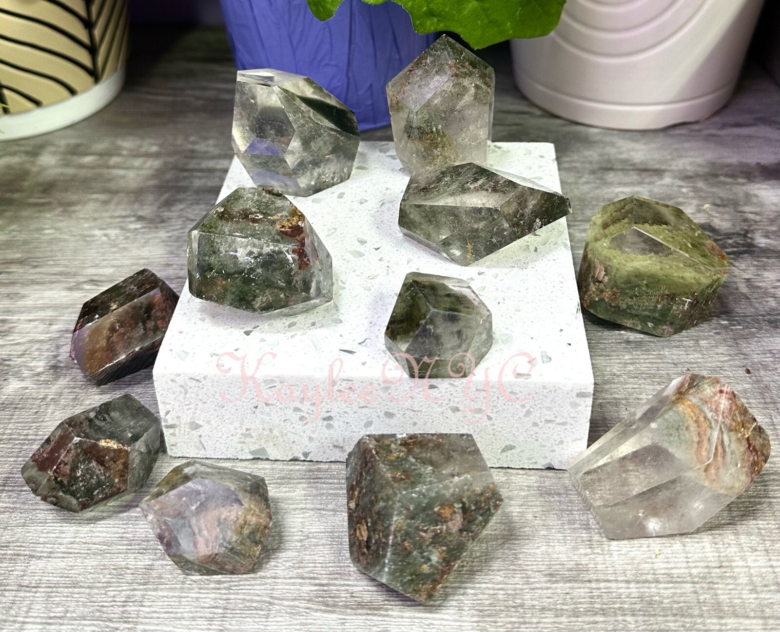 Wholesale Lot 1 Lb Natural Garden Quartz Lodalite Freeform Crystal Healing