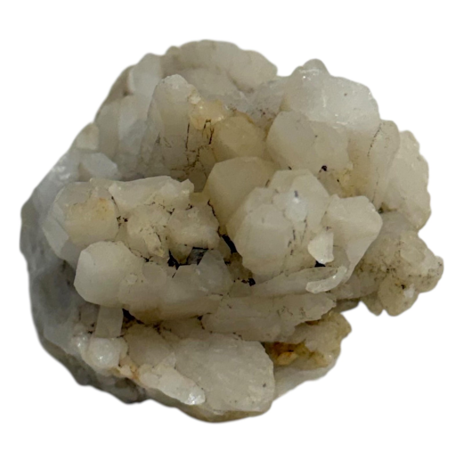 Natural White Quartz Crystal Cluster Raw Stone Mineral Rough Specimen 4.5″ 12oz