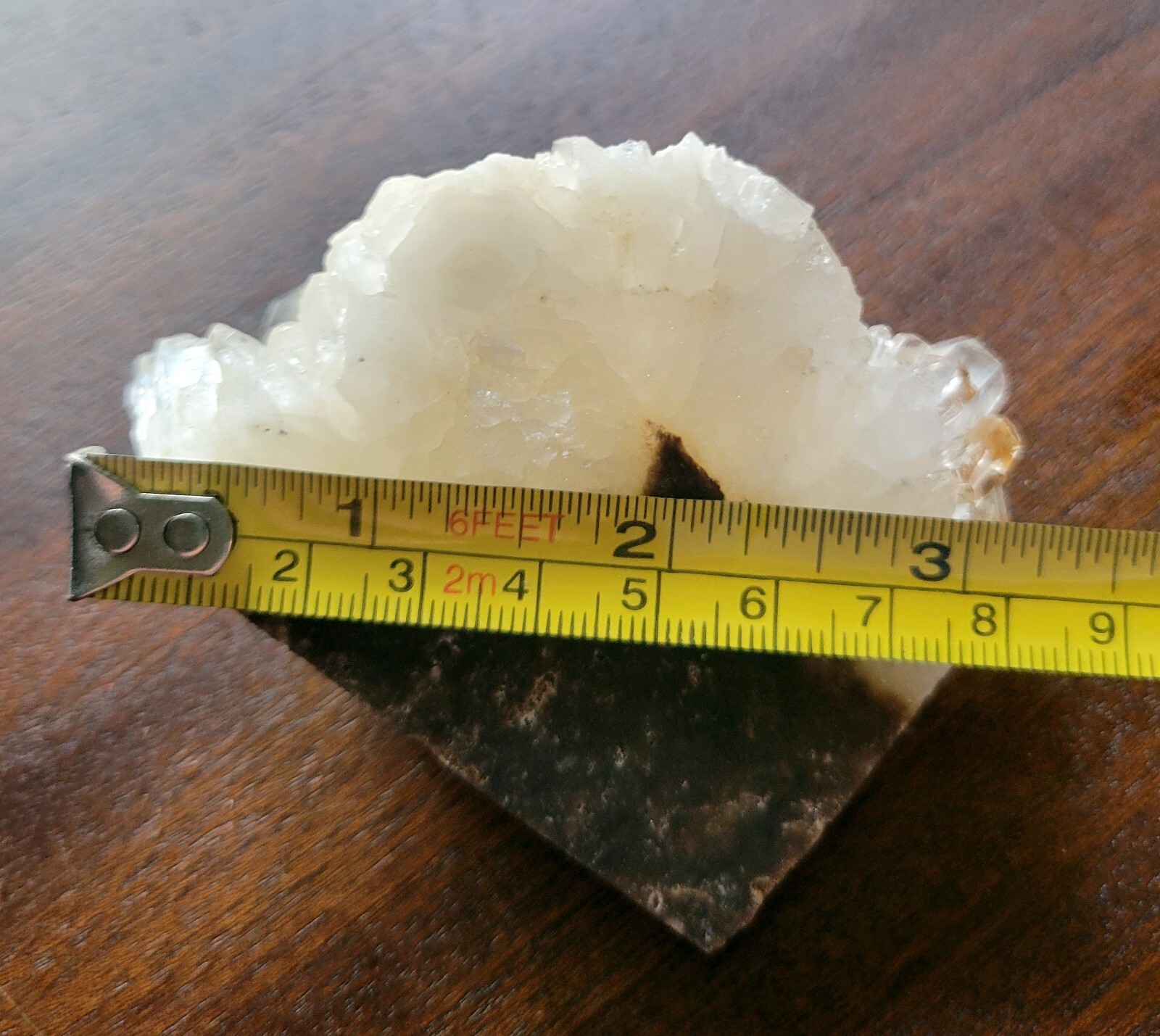 Natural Crystal Cluster Quartz Specimen Stone Hand-Carved ~ All Seeing Eye